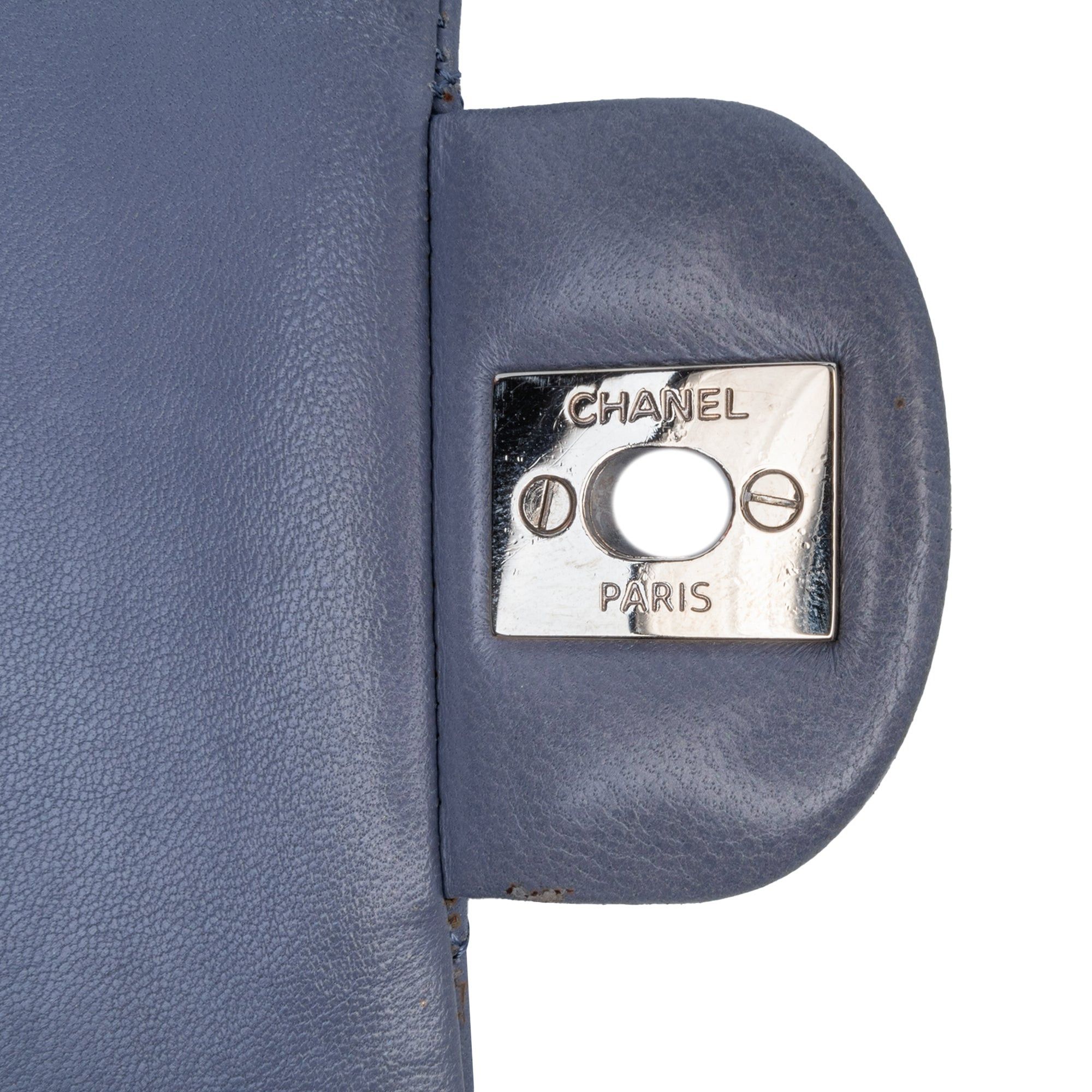 Chanel Chanel Medium Classic Lambskin Double Flap Purple Size ONE SIZE - 7 Thumbnail