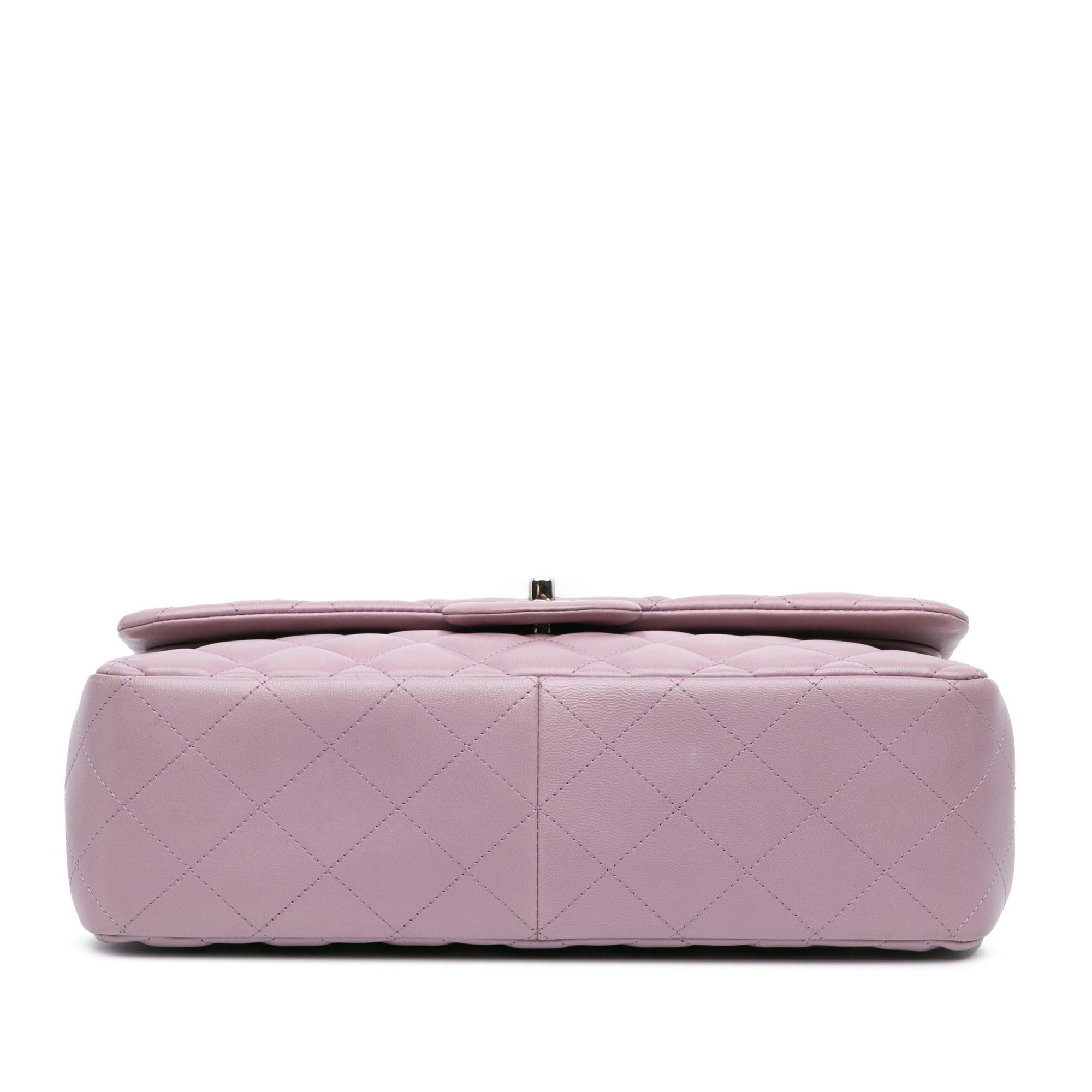 Chanel Chanel Jumbo Classic Lambskin Double Flap Purple Size ONE SIZE - 3 Thumbnail