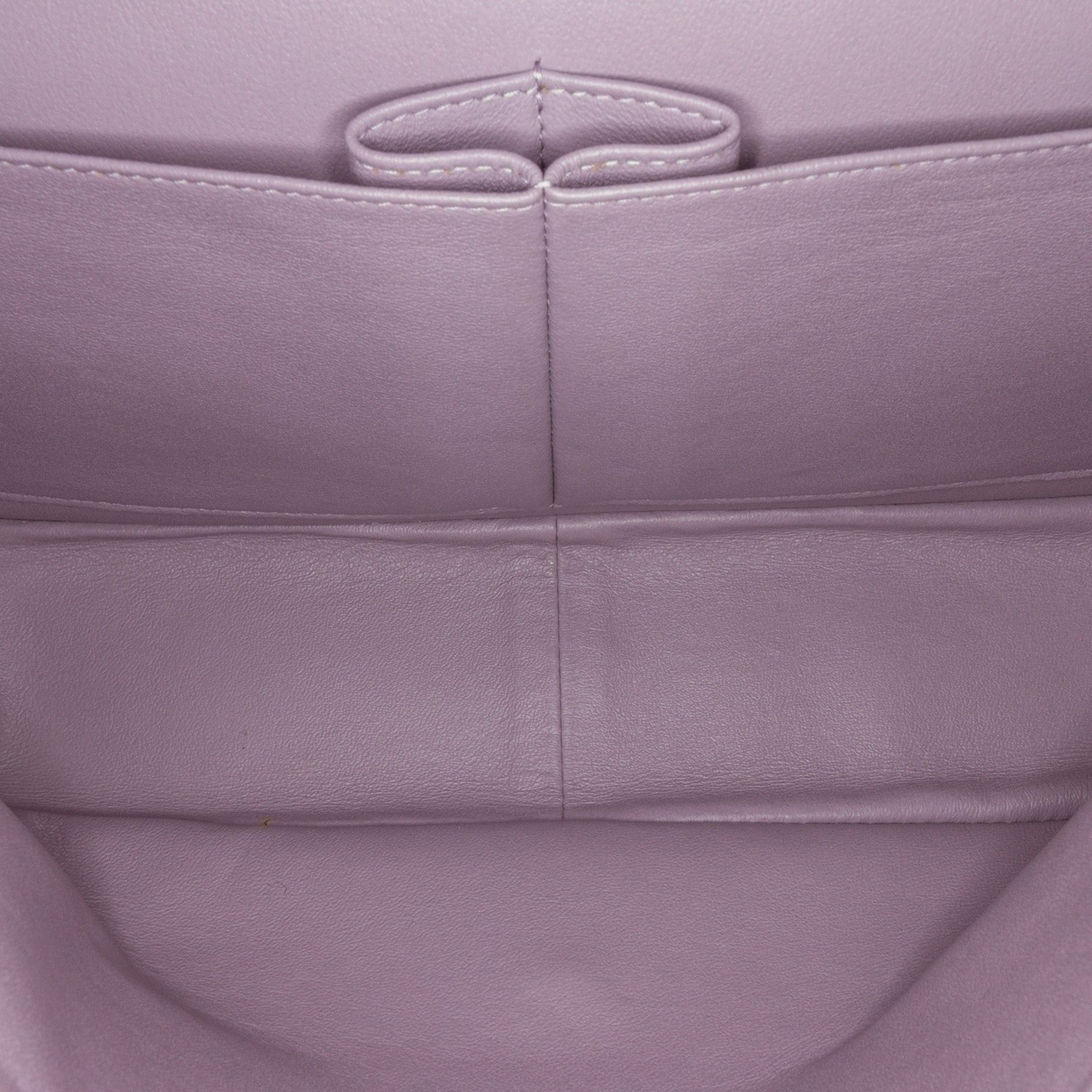 Chanel Chanel Jumbo Classic Lambskin Double Flap Purple Size ONE SIZE - 4 Thumbnail