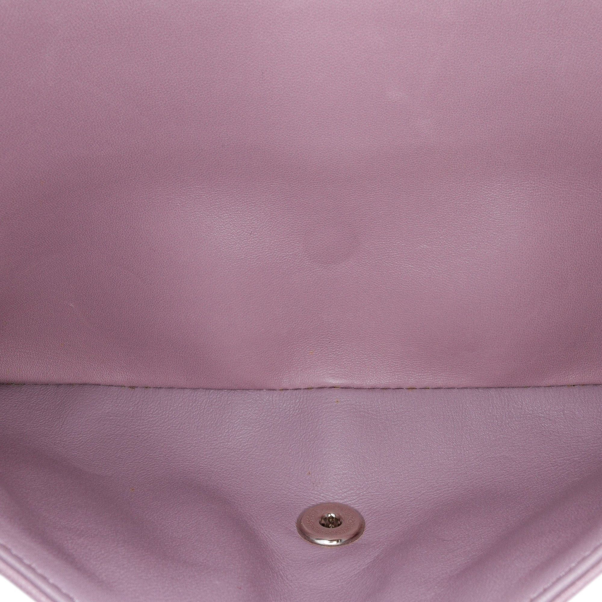 Chanel Chanel Jumbo Classic Lambskin Double Flap Purple Size ONE SIZE - 5 Thumbnail