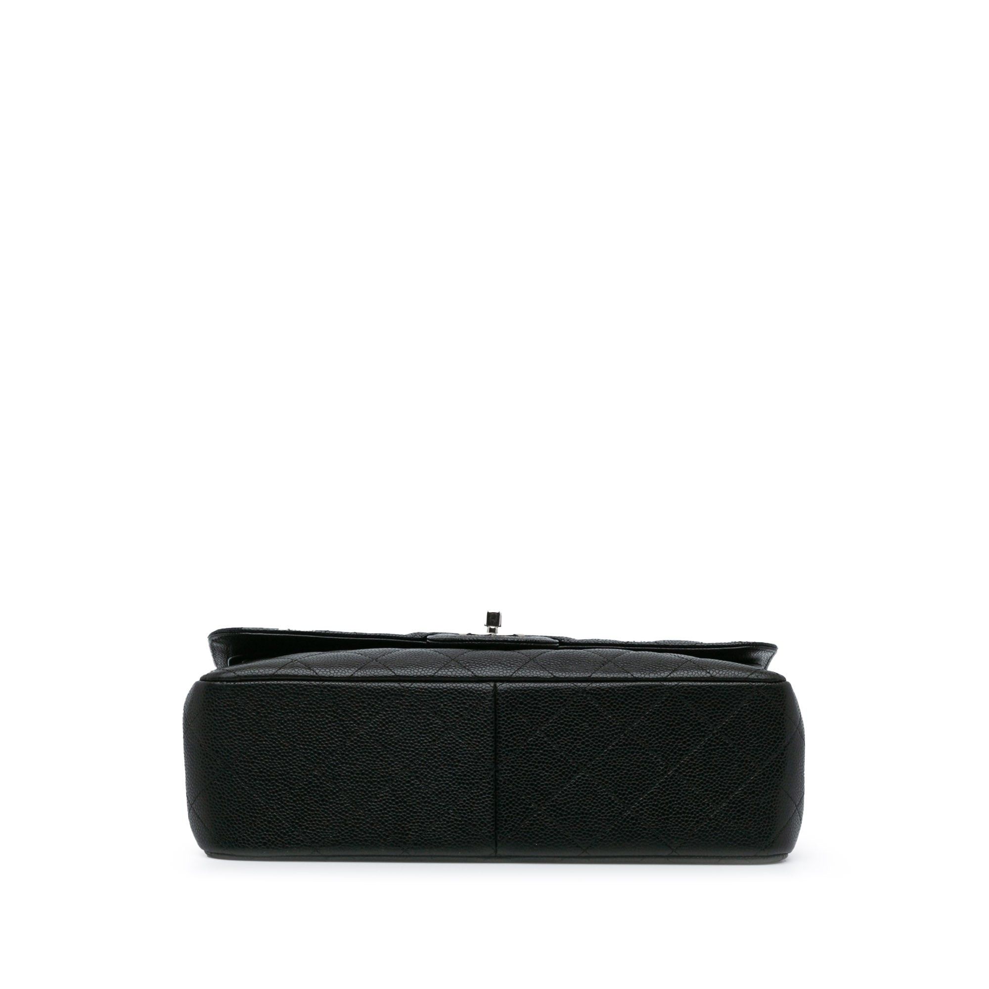 Chanel Chanel Jumbo Classic Caviar Double Flap Black Size ONE SIZE - 3 Thumbnail
