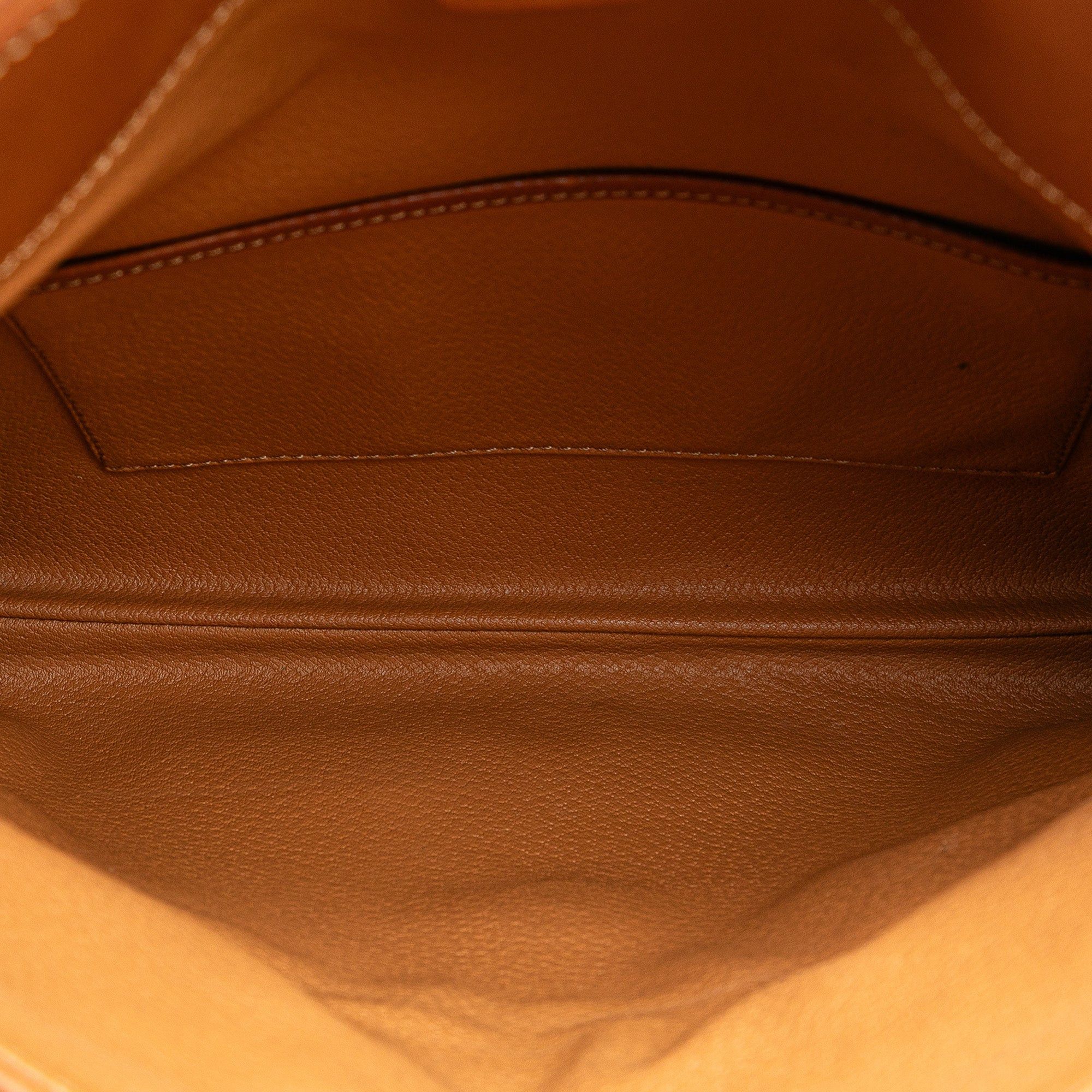 Celine Celine Macadam Coated Canvas Clutch Brown Size ONE SIZE - 4 Thumbnail