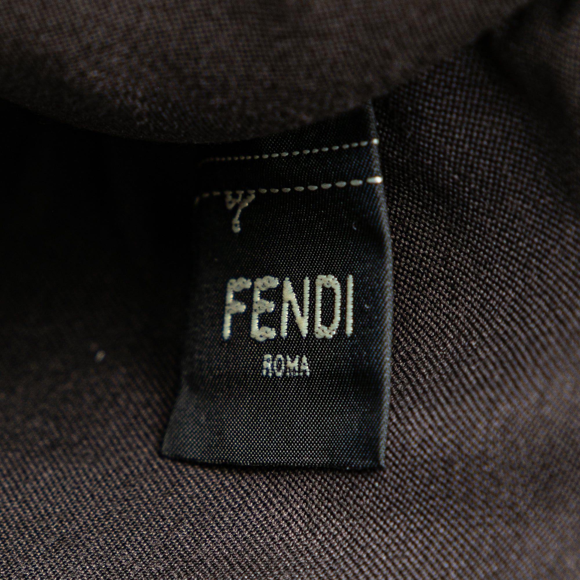 Fendi Fendi Zucchino Suede Clutch Brown Size ONE SIZE - 6 Thumbnail