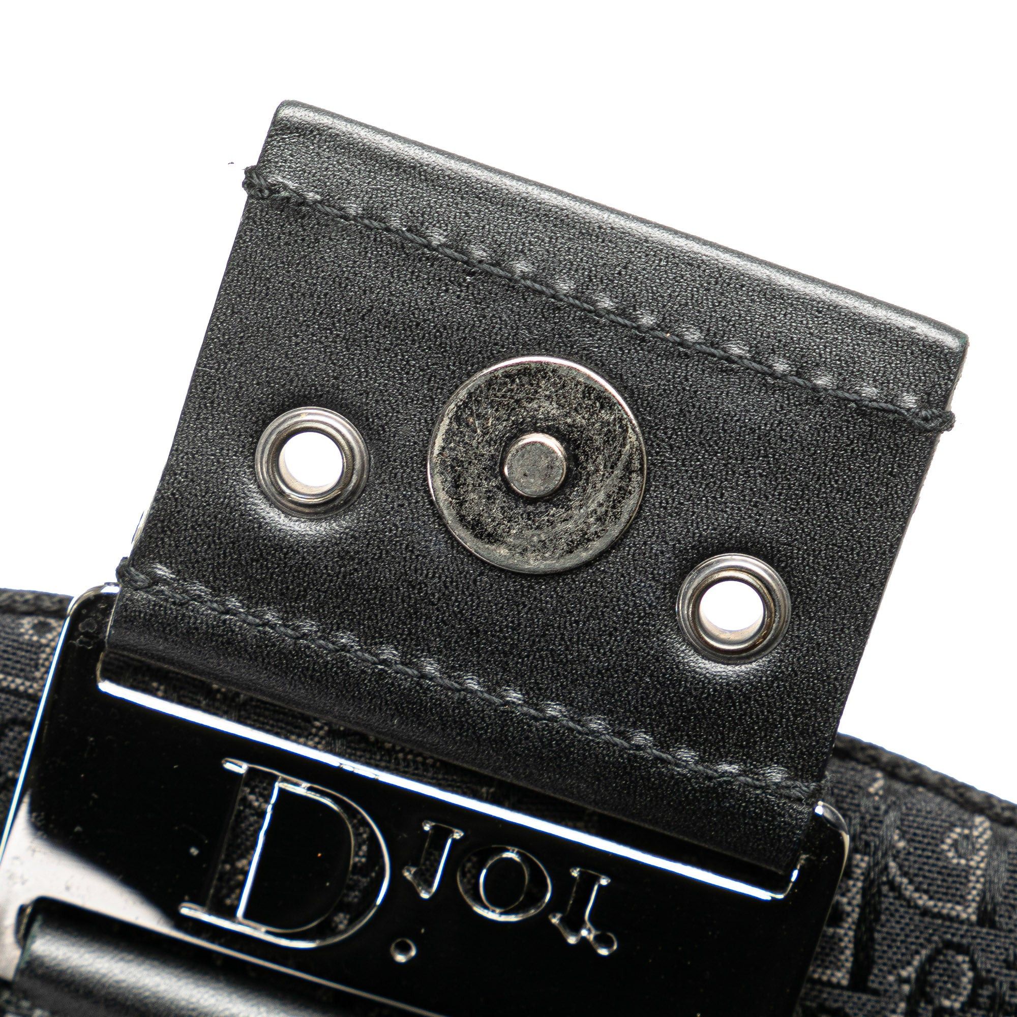 Dior Dior Diorissimo Trotter Canvas Street Chic Hobo Black Size ONE SIZE - 11 Thumbnail
