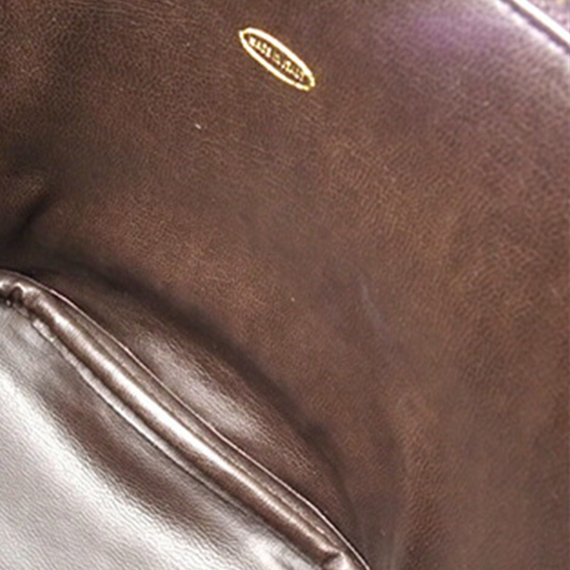 Chanel Chanel CC Lambskin Vanity Case Brown Size ONE SIZE - 11 Thumbnail