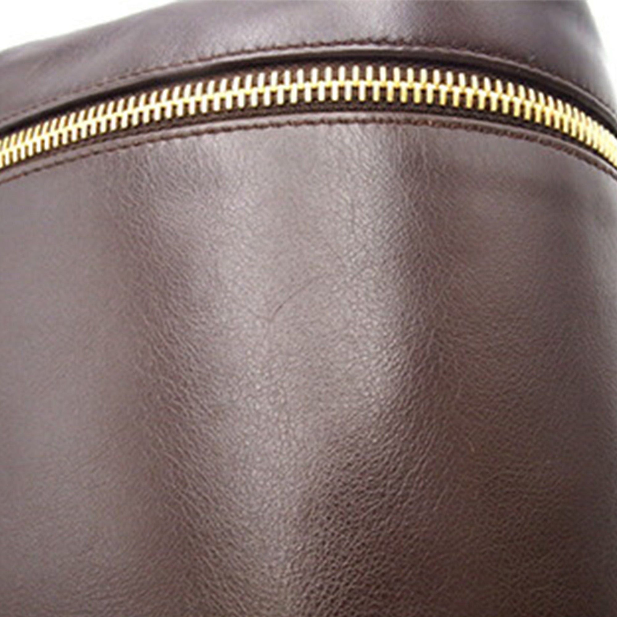 Chanel Chanel CC Lambskin Vanity Case Brown Size ONE SIZE - 8 Thumbnail