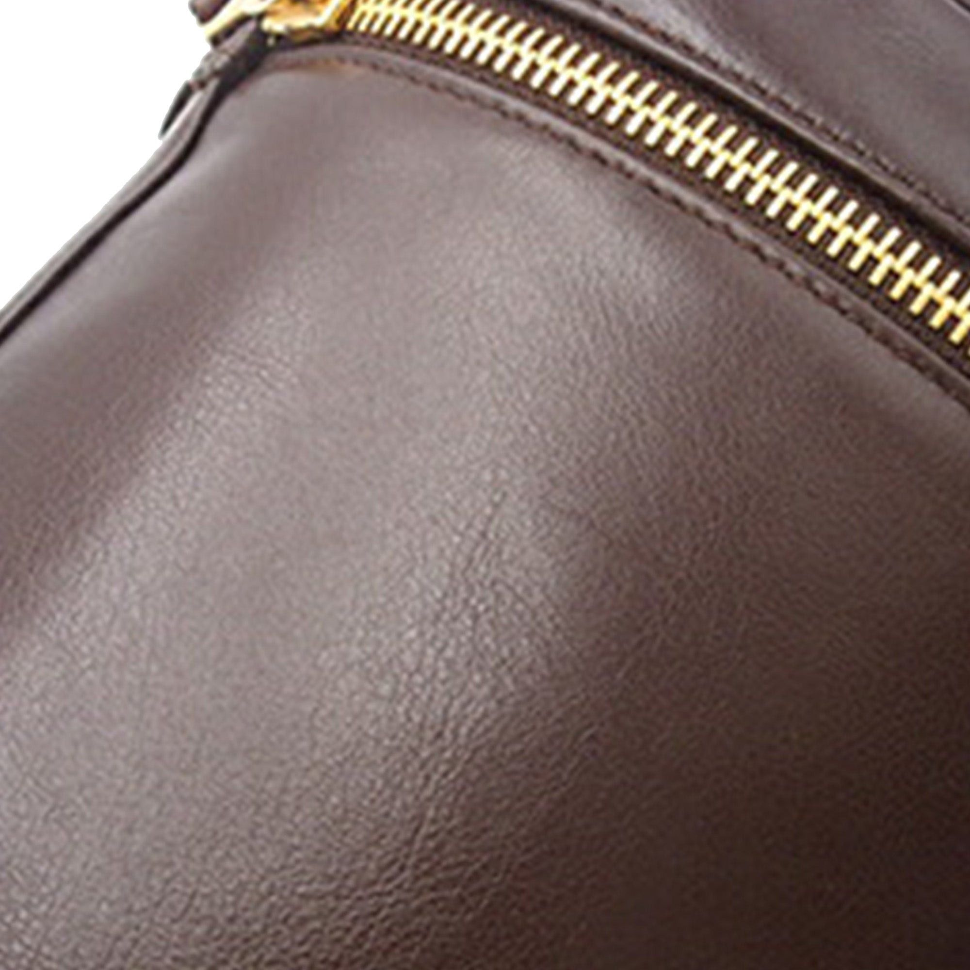 Chanel Chanel CC Lambskin Vanity Case Brown Size ONE SIZE - 10 Thumbnail