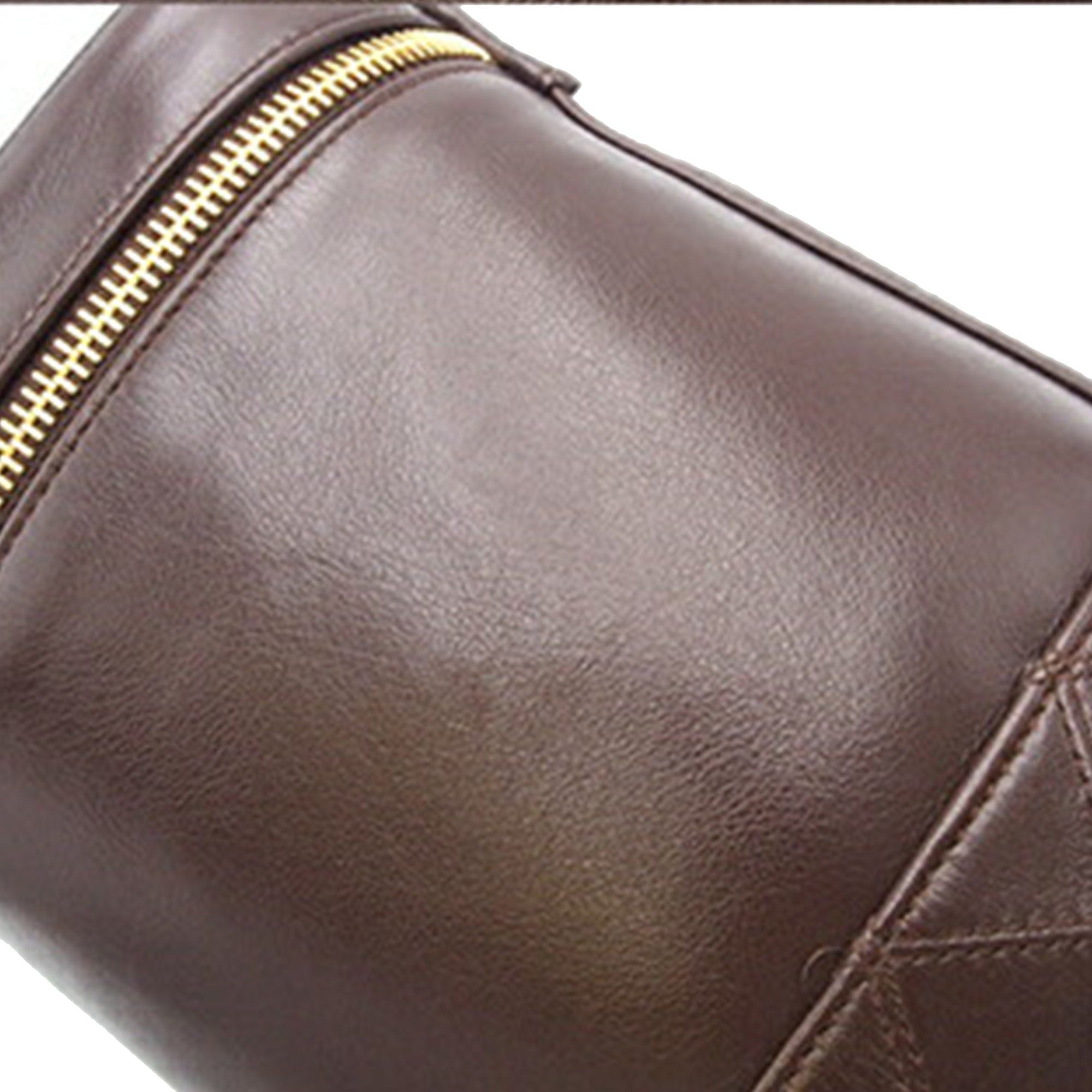 Chanel Chanel CC Lambskin Vanity Case Brown Size ONE SIZE - 9 Thumbnail