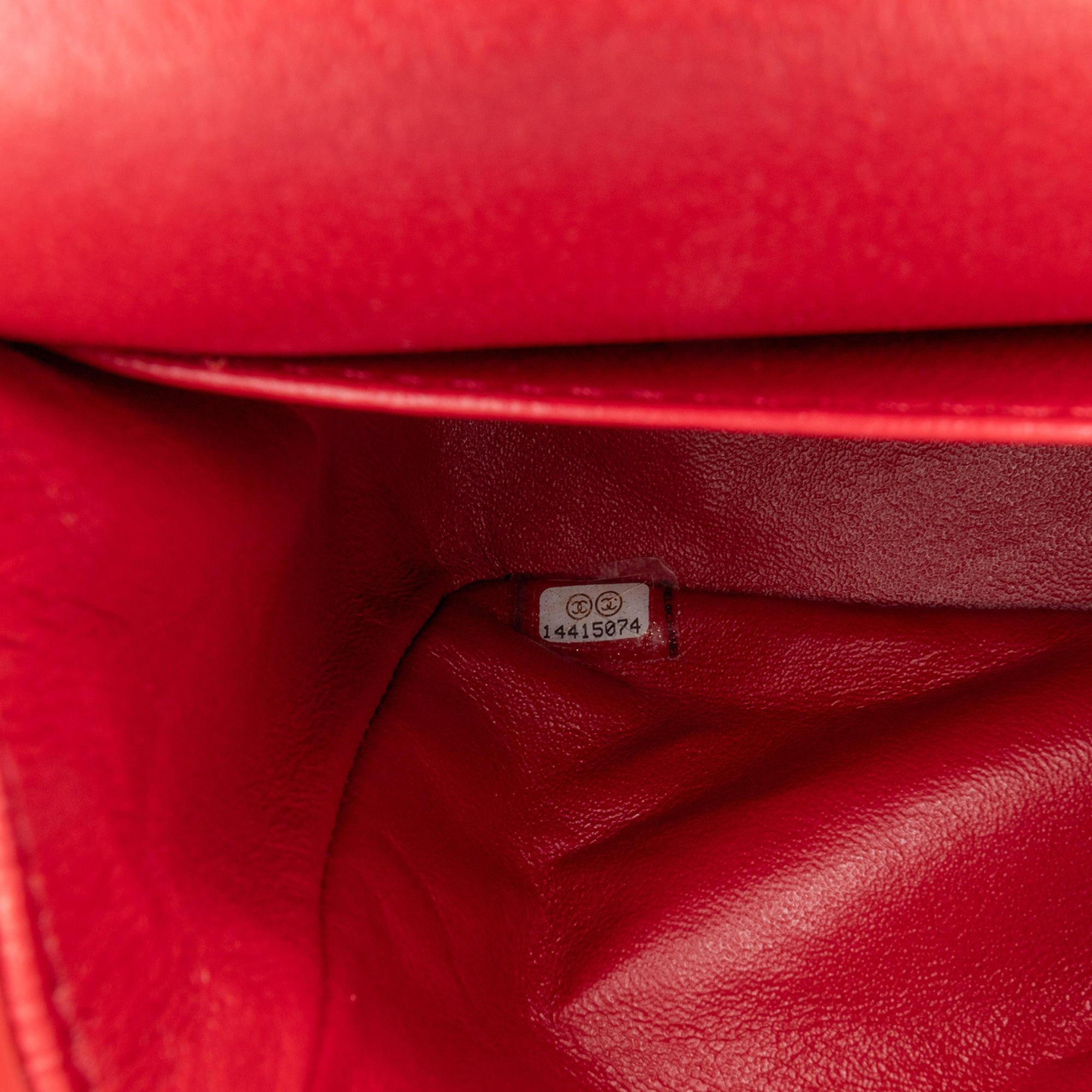 Chanel Chanel Medium Classic Patent Double Flap Red Size ONE SIZE - 7 Thumbnail