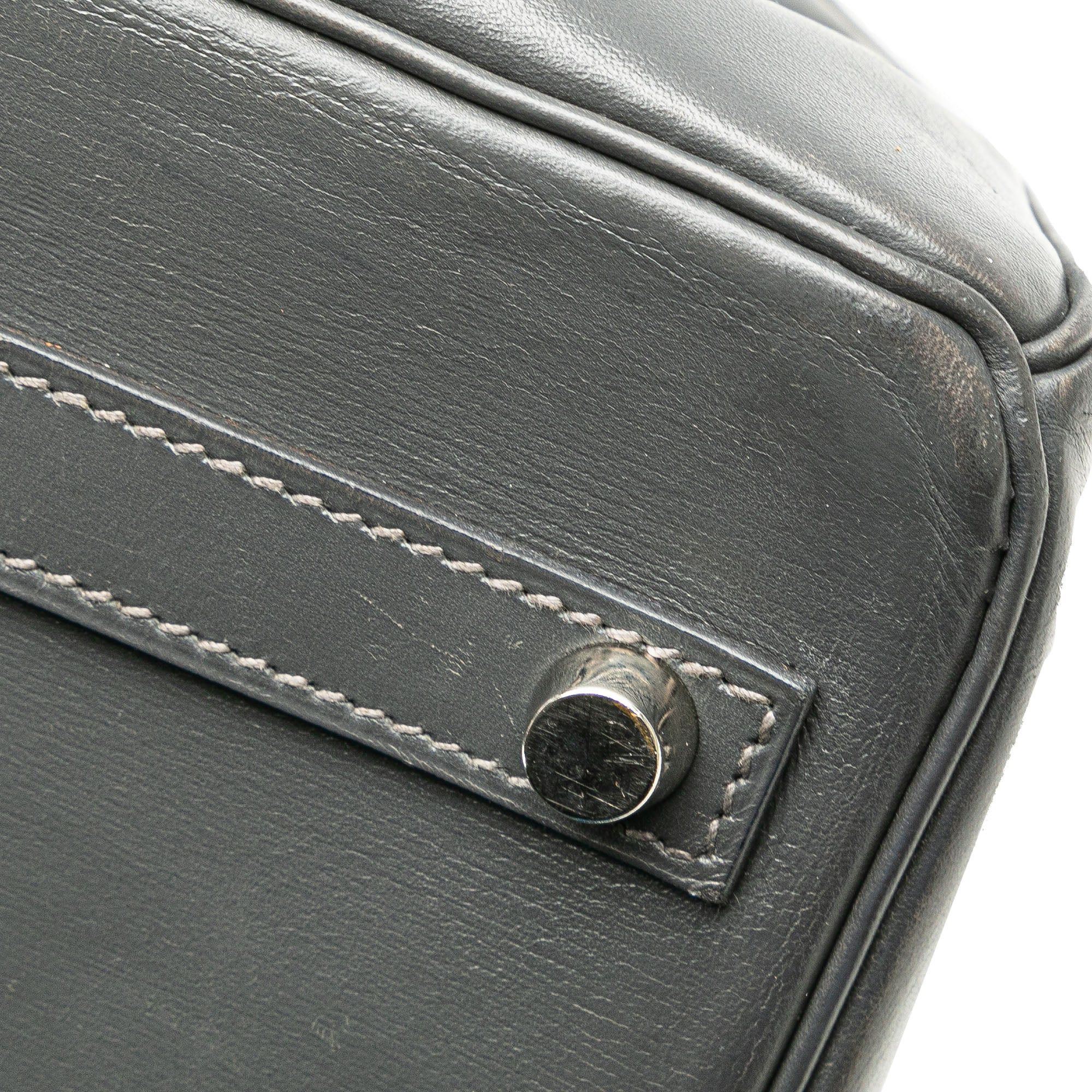Hermes Hermès Box Calf Birkin Retourne 30 Gray Size ONE SIZE - 10 Thumbnail