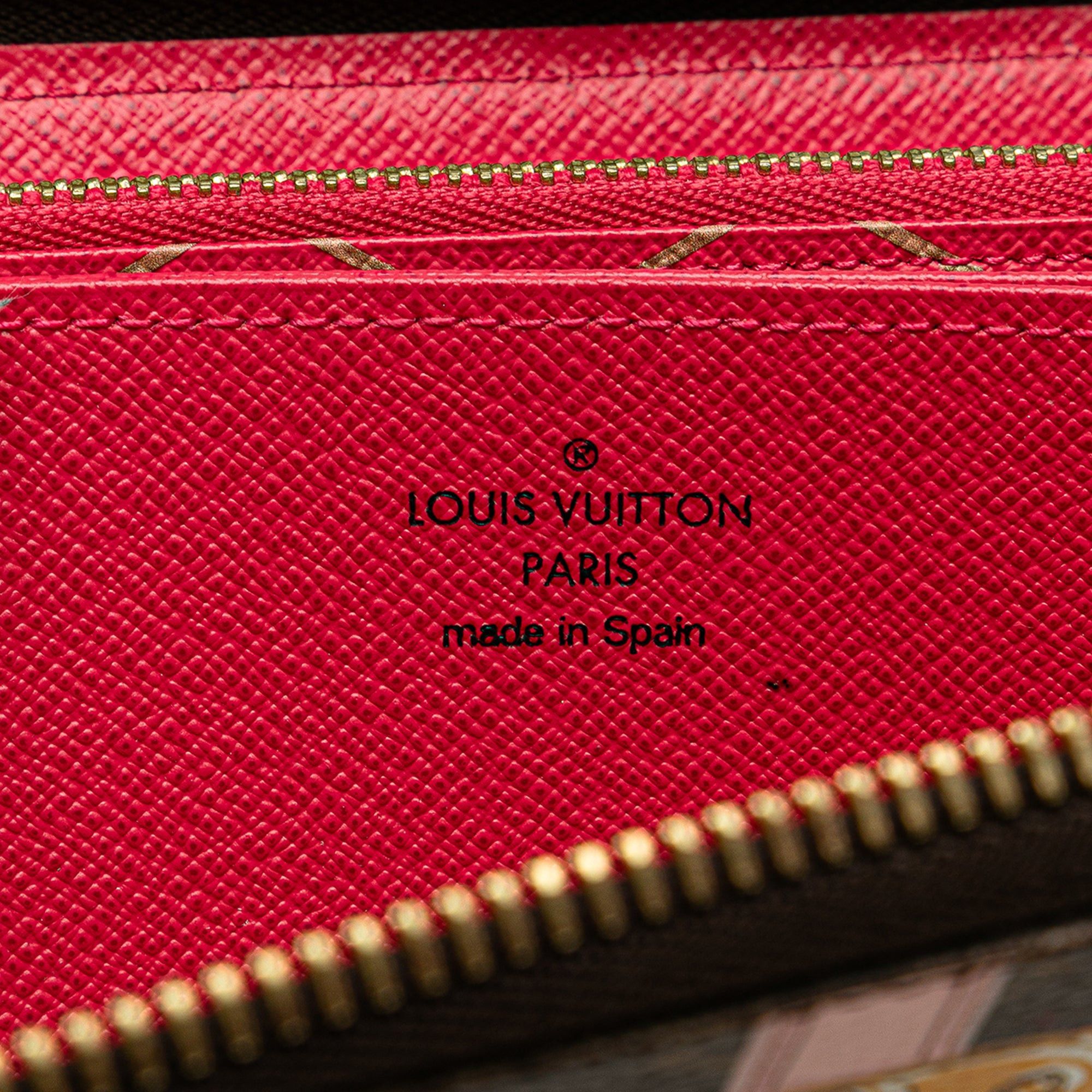 Louis Vuitton Louis Vuitton Monogram Summer Trunks Zippy Long Wallet Brown Size ONE SIZE - 6 Thumbnail