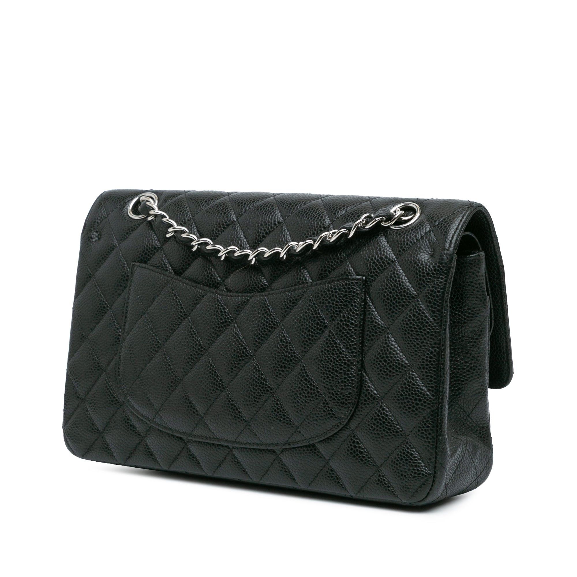Chanel Chanel Medium Classic Caviar Double Flap Black Size ONE SIZE - 2 Thumbnail