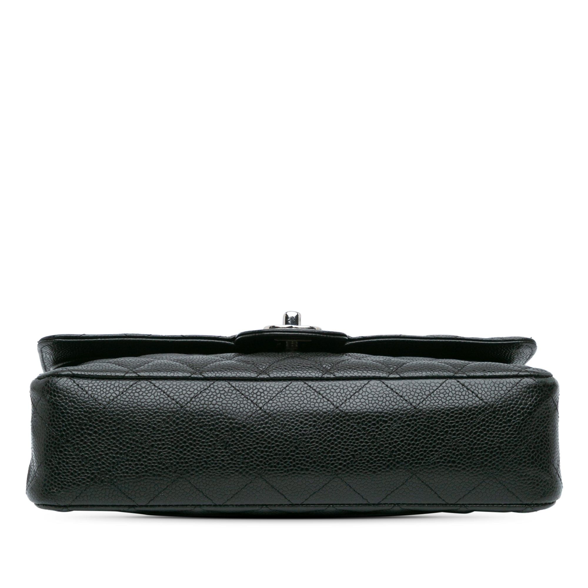 Chanel Chanel Medium Classic Caviar Double Flap Black Size ONE SIZE - 3 Thumbnail