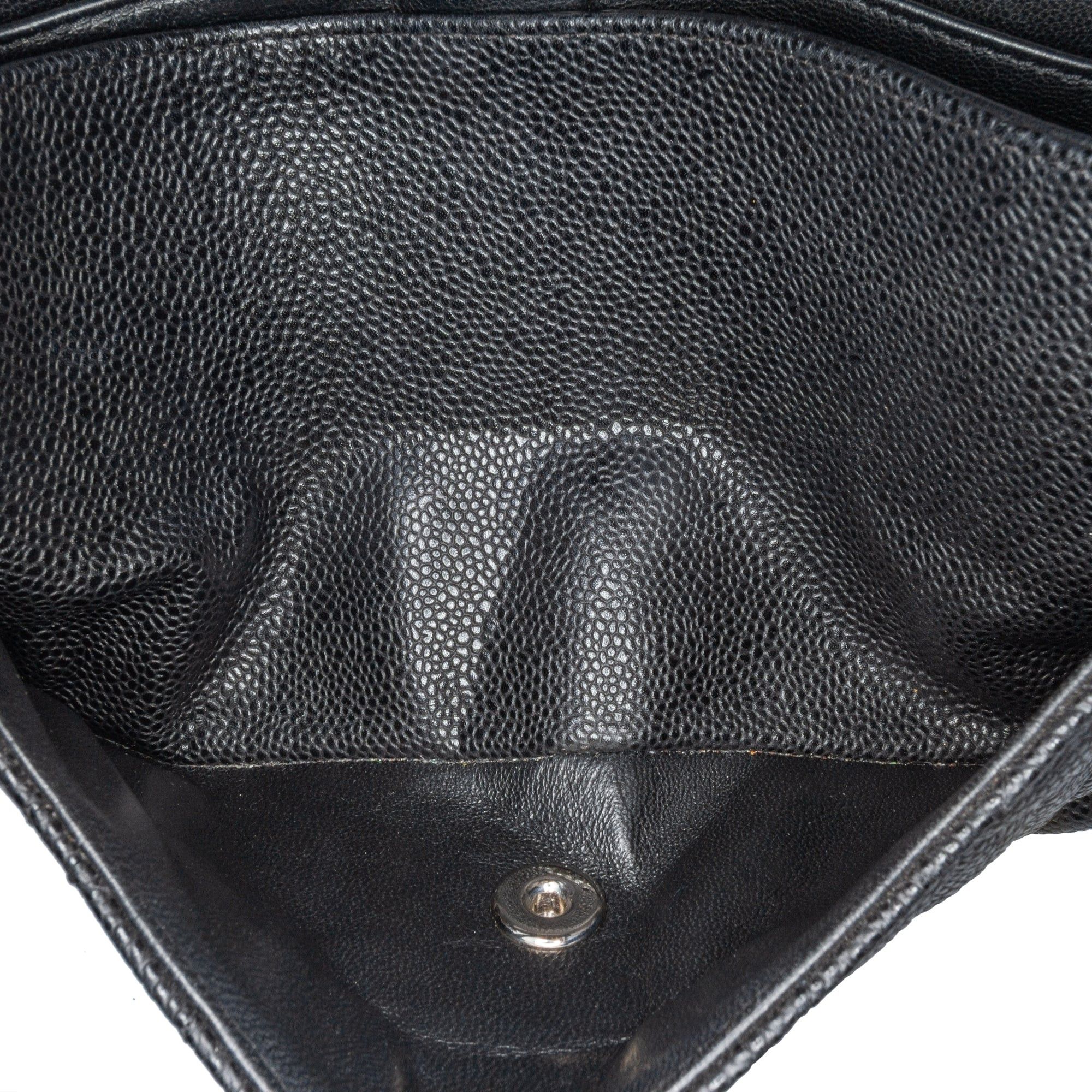 Chanel Chanel Medium Classic Caviar Double Flap Black Size ONE SIZE - 5 Thumbnail