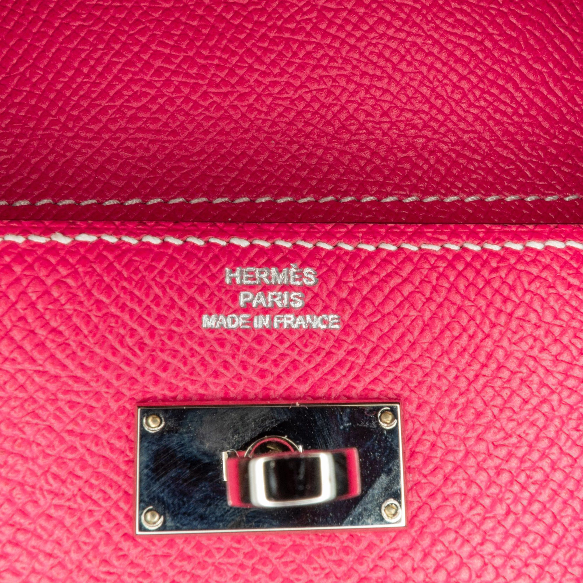 Hermes Hermès Medium Epsom Kelly Depliant Wallet Pink Size ONE SIZE - 5 Thumbnail