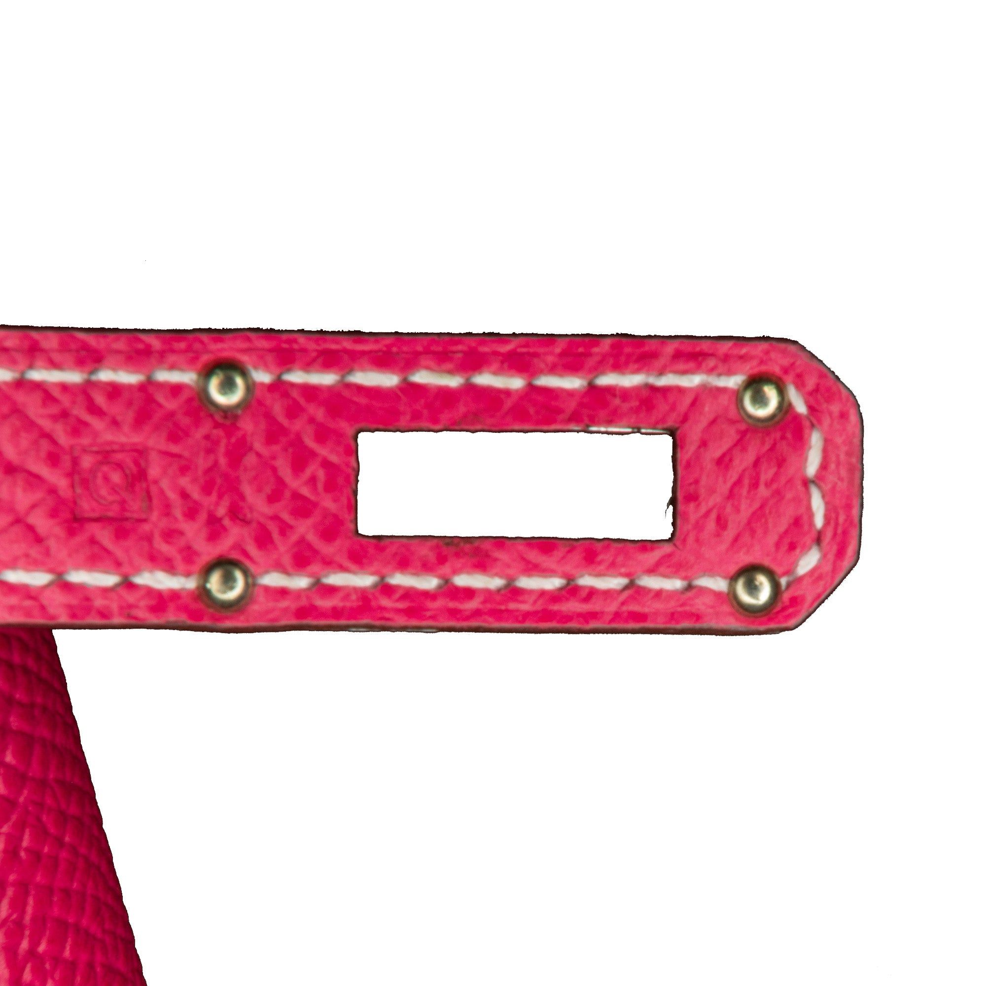 Hermes Hermès Medium Epsom Kelly Depliant Wallet Pink Size ONE SIZE - 6 Thumbnail