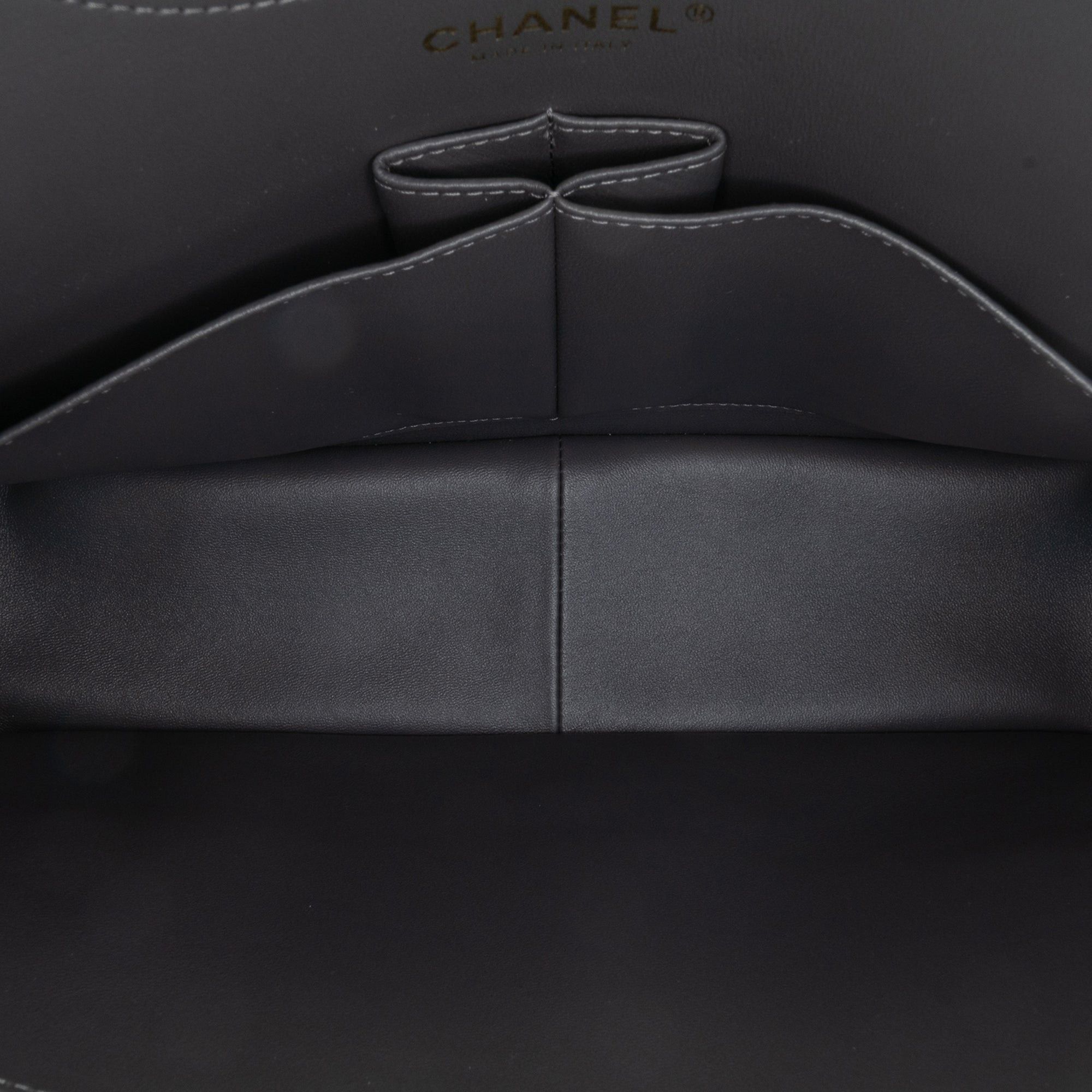 Chanel Chanel Jumbo Classic Caviar Double Flap Gray Size ONE SIZE - 4 Thumbnail