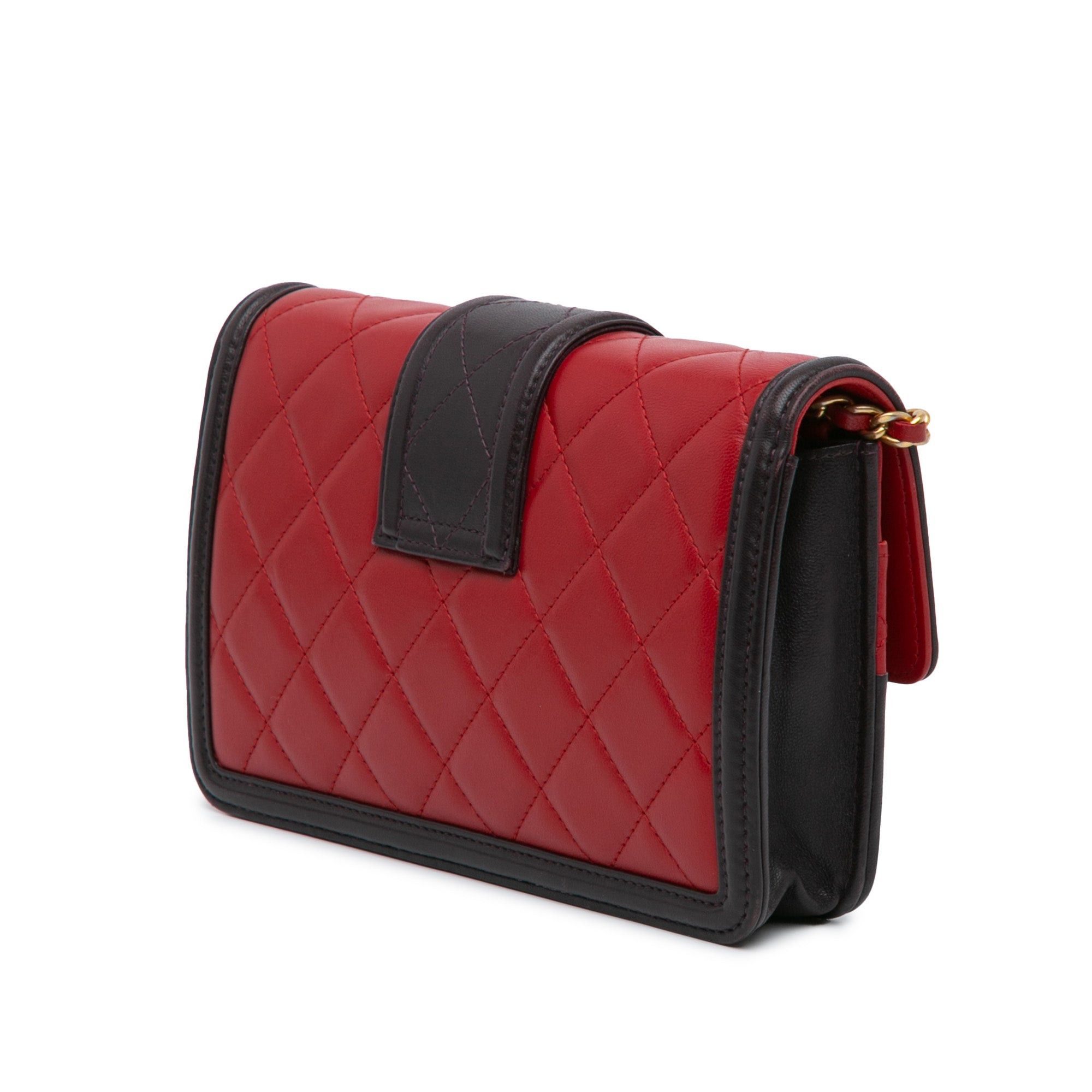 Chanel Chanel Lambskin Elegant CC Wallet On Chain Red Size ONE SIZE - 2 Thumbnail