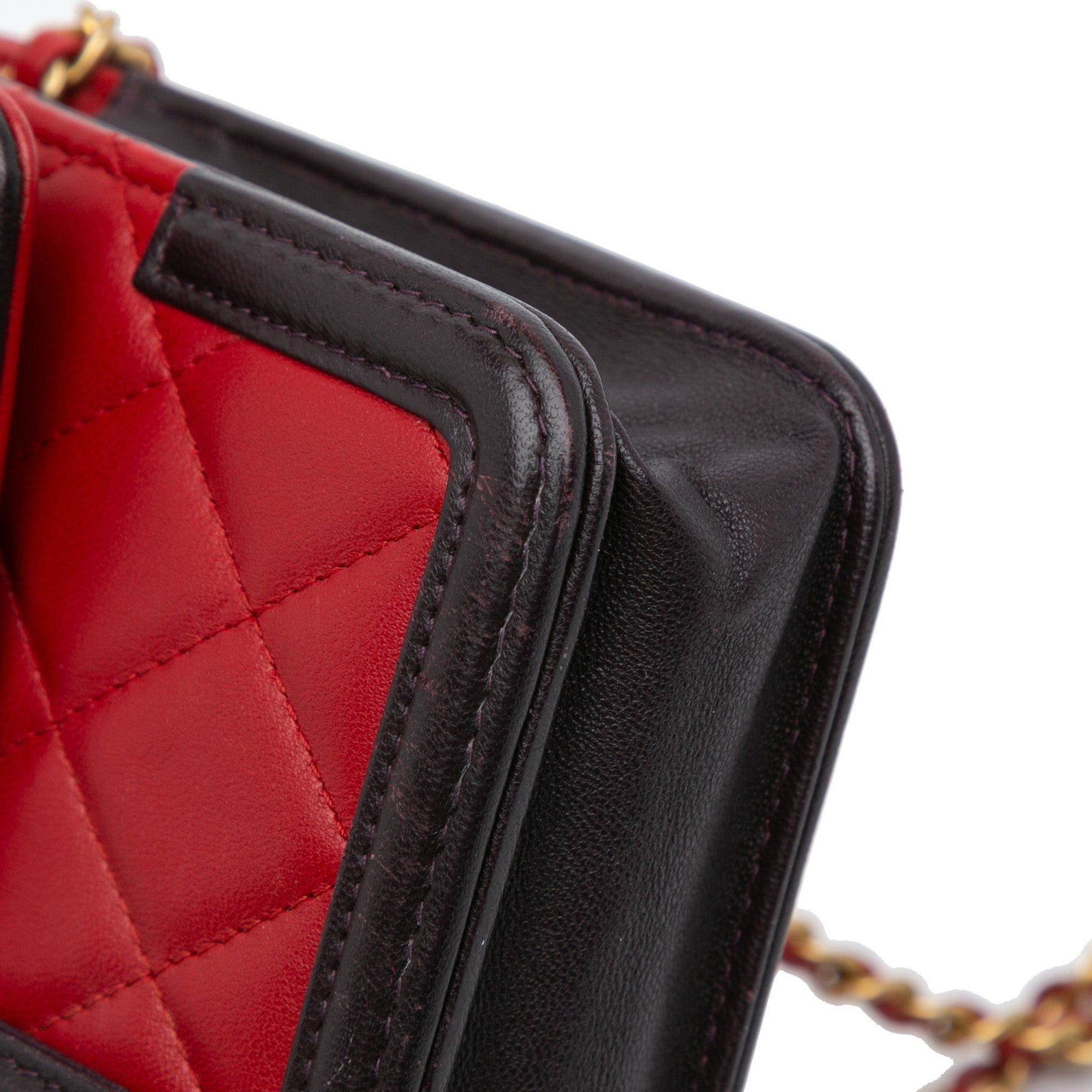 Chanel Chanel Lambskin Elegant CC Wallet On Chain Red Size ONE SIZE - 11 Thumbnail