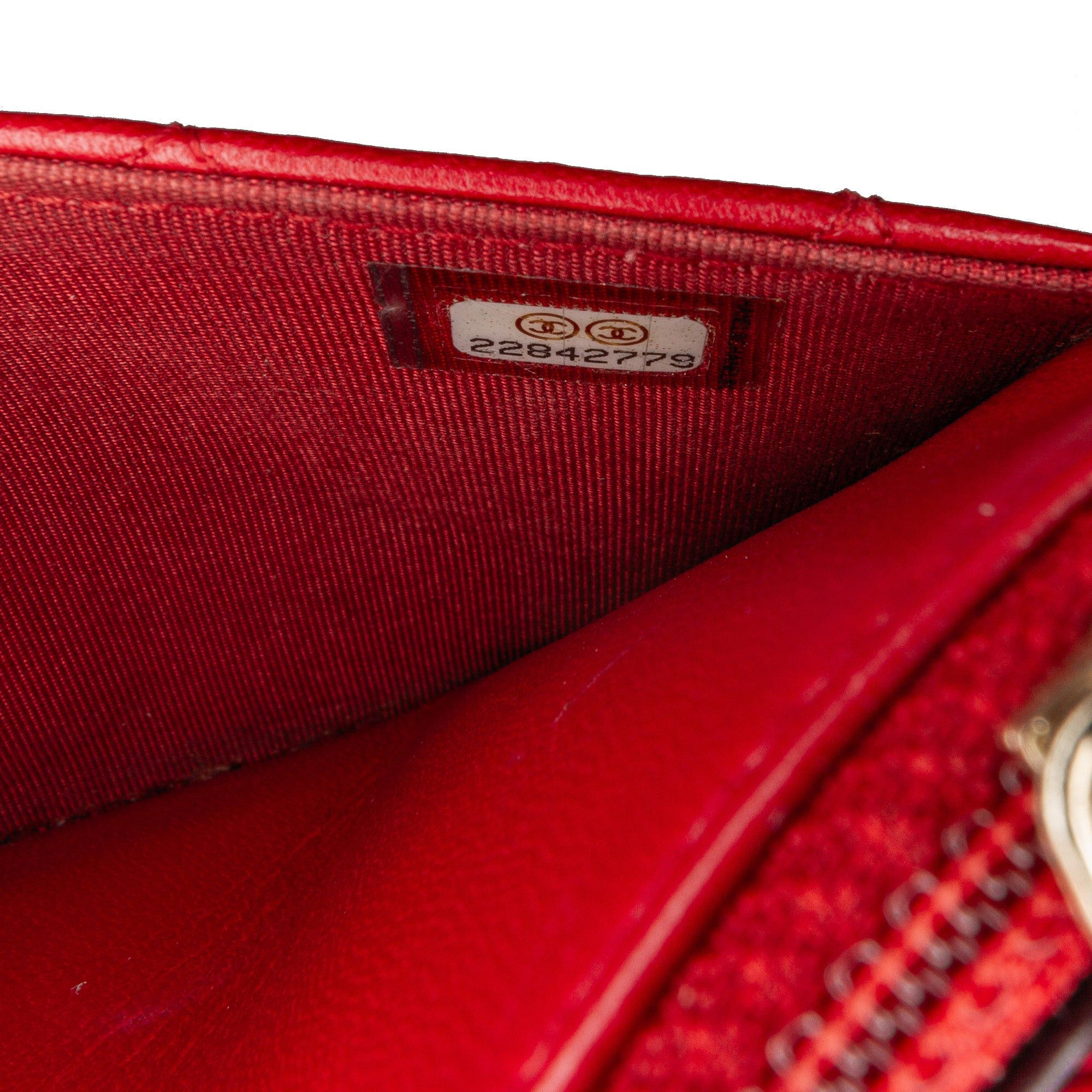 Chanel Chanel Lambskin Elegant CC Wallet On Chain Red Size ONE SIZE - 8 Thumbnail