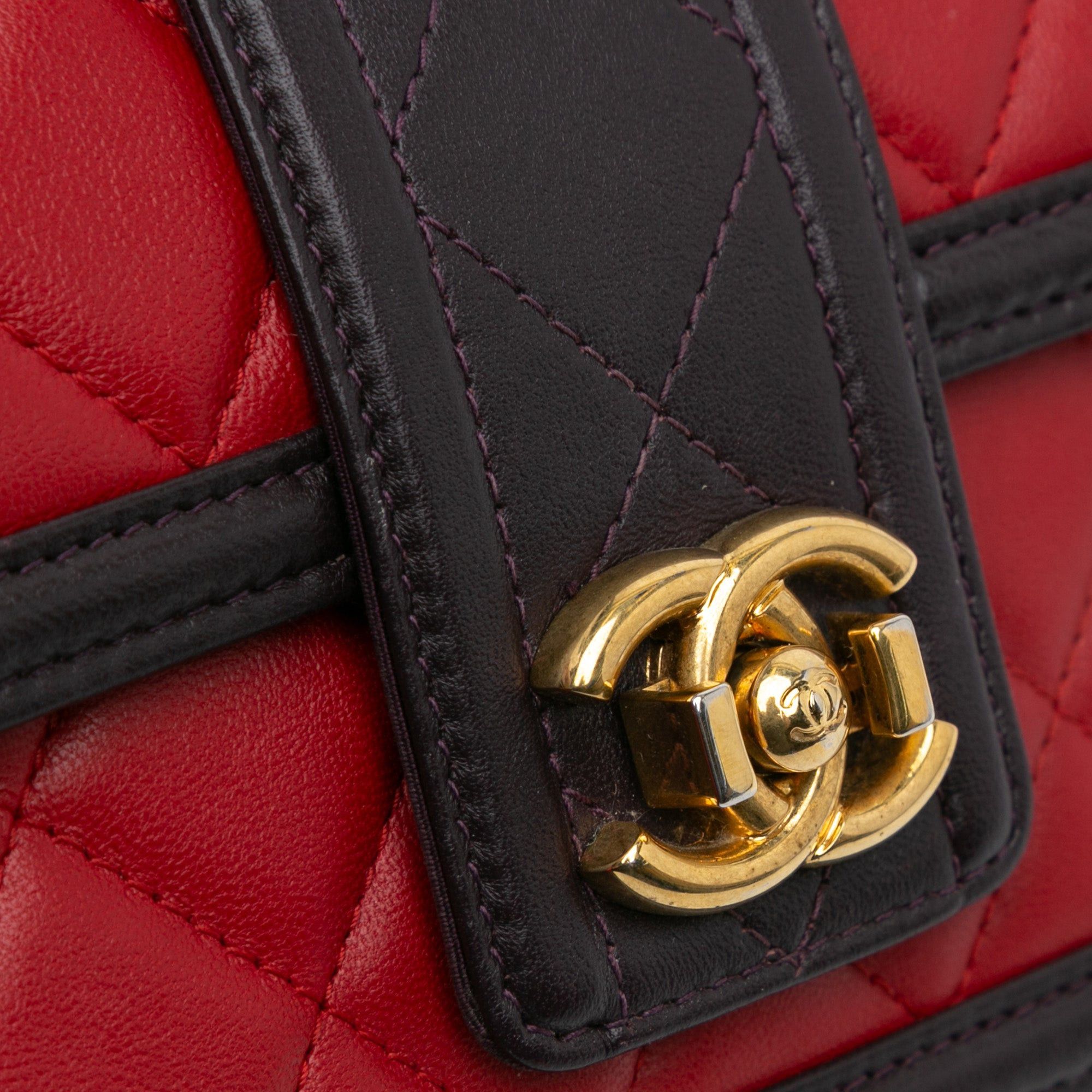 Chanel Chanel Lambskin Elegant CC Wallet On Chain Red Size ONE SIZE - 10 Thumbnail