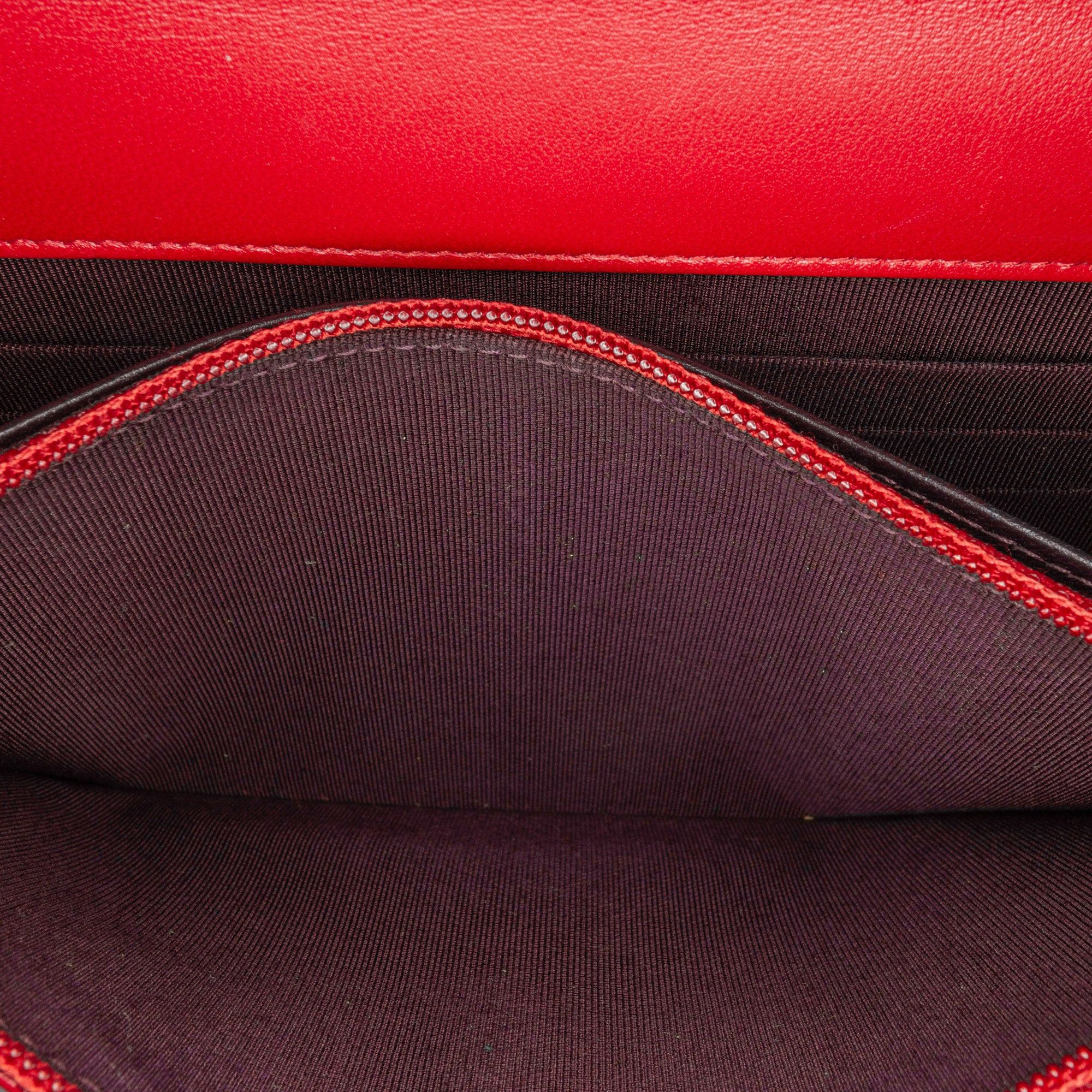 Chanel Chanel Lambskin Elegant CC Wallet On Chain Red Size ONE SIZE - 6 Thumbnail