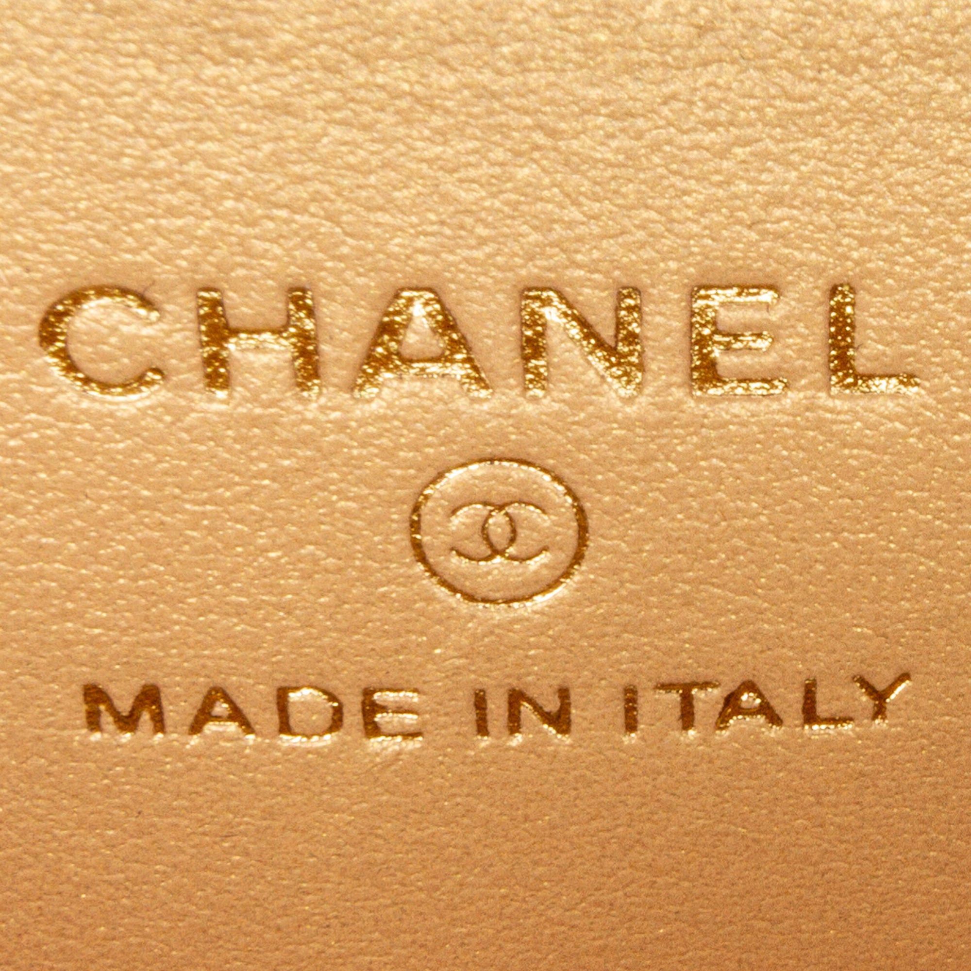 Chanel Chanel CC Quilted Golden Plate Vanity Crossbody Gold Size ONE SIZE - 9 Thumbnail