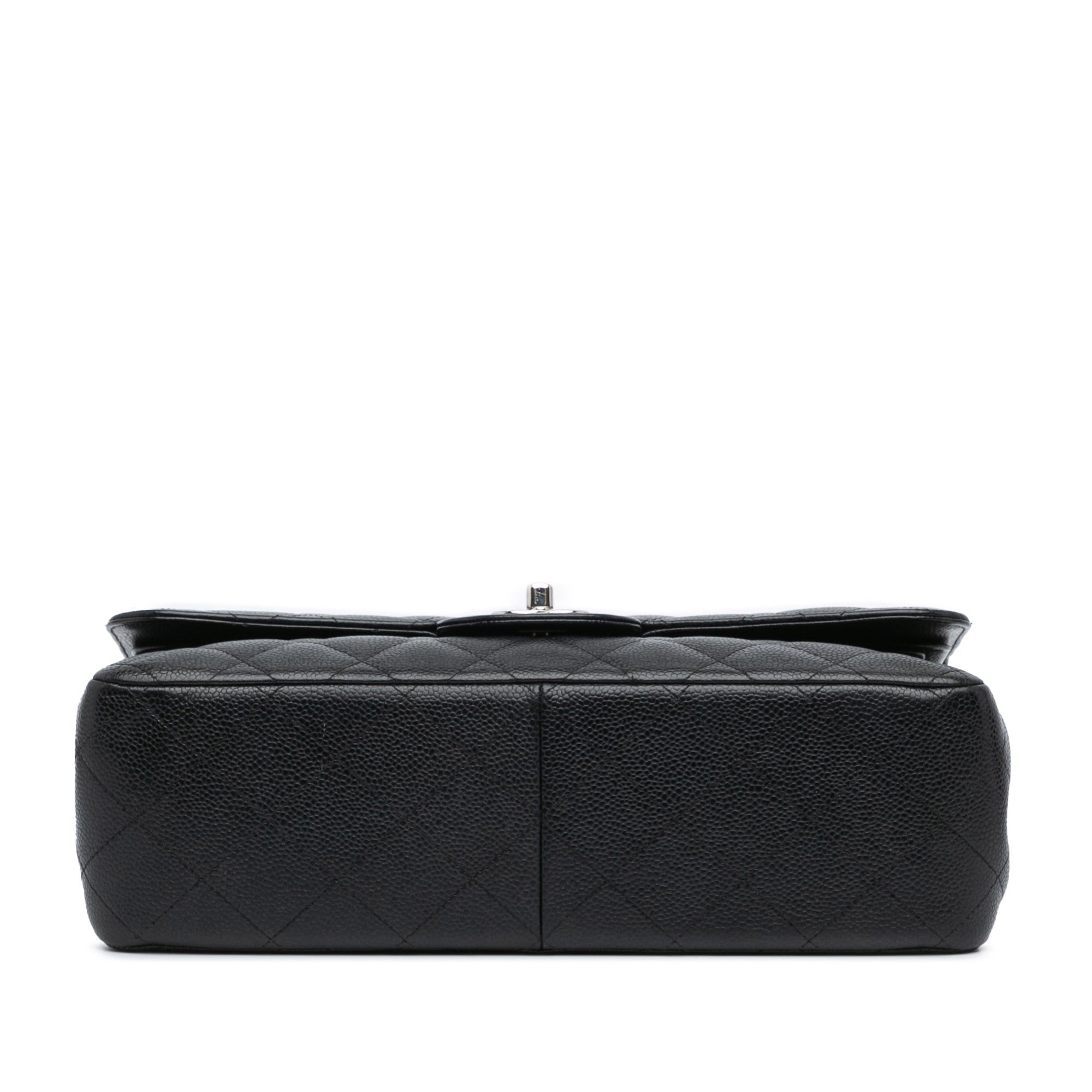 Chanel Chanel Jumbo Classic Caviar Double Flap Black Size ONE SIZE - 3 Thumbnail
