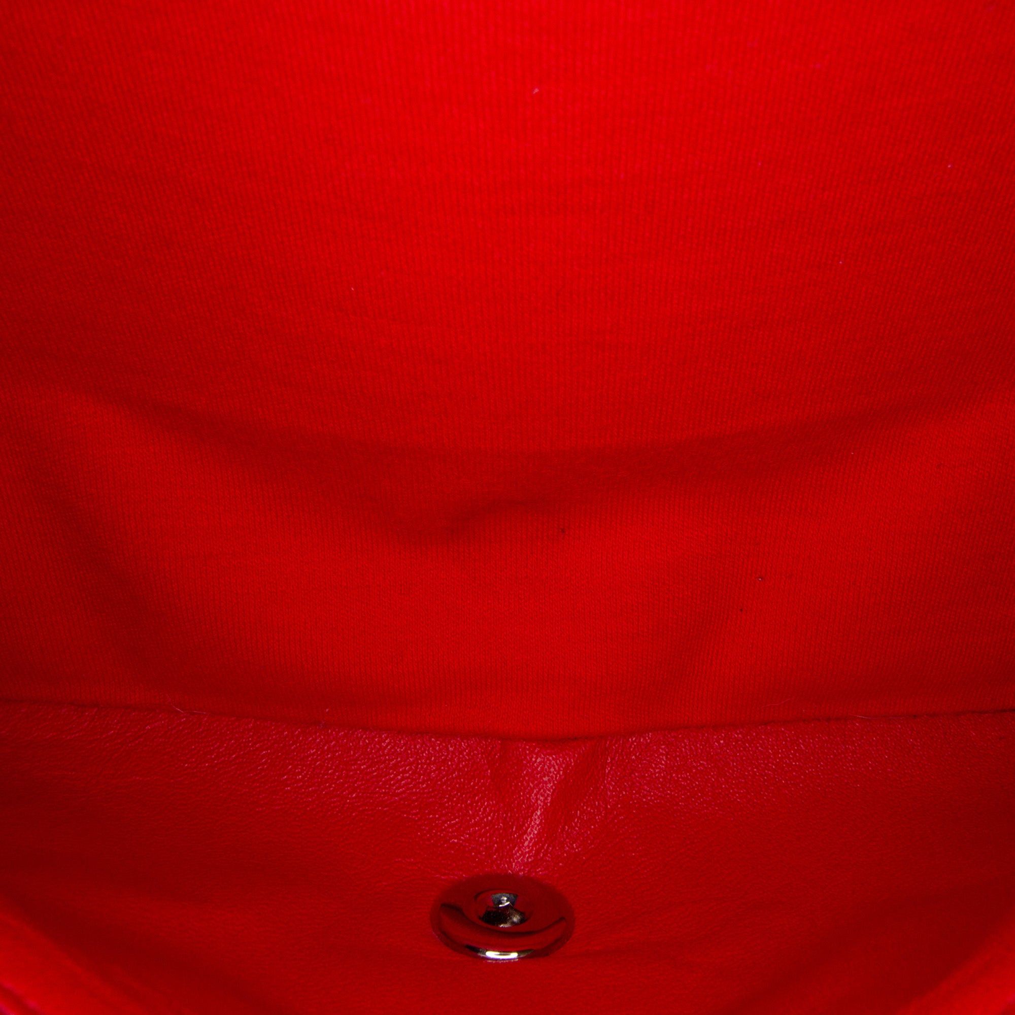 Chanel Chanel Medium Classic Jersey Double Flap Red Size ONE SIZE - 5 Thumbnail
