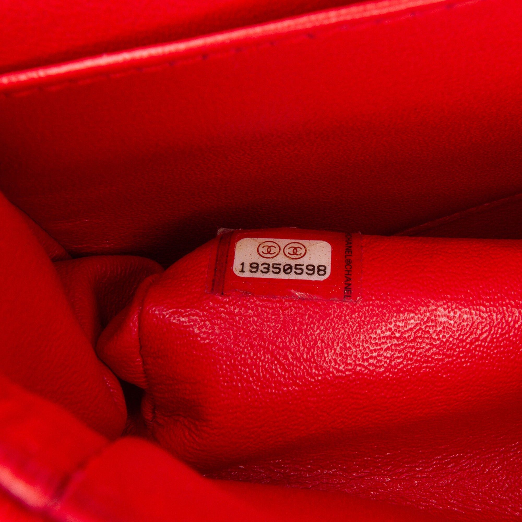 Chanel Chanel Medium Classic Jersey Double Flap Red Size ONE SIZE - 7 Thumbnail