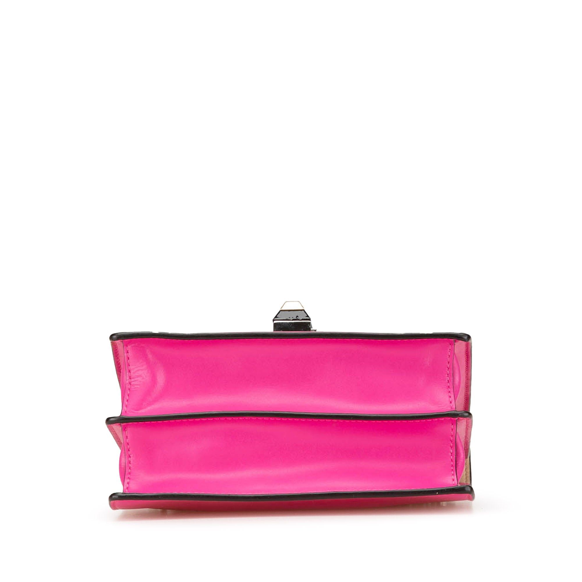 Fendi Fendi Small Leather Kan I Crossbody Pink Size ONE SIZE - 3 Thumbnail