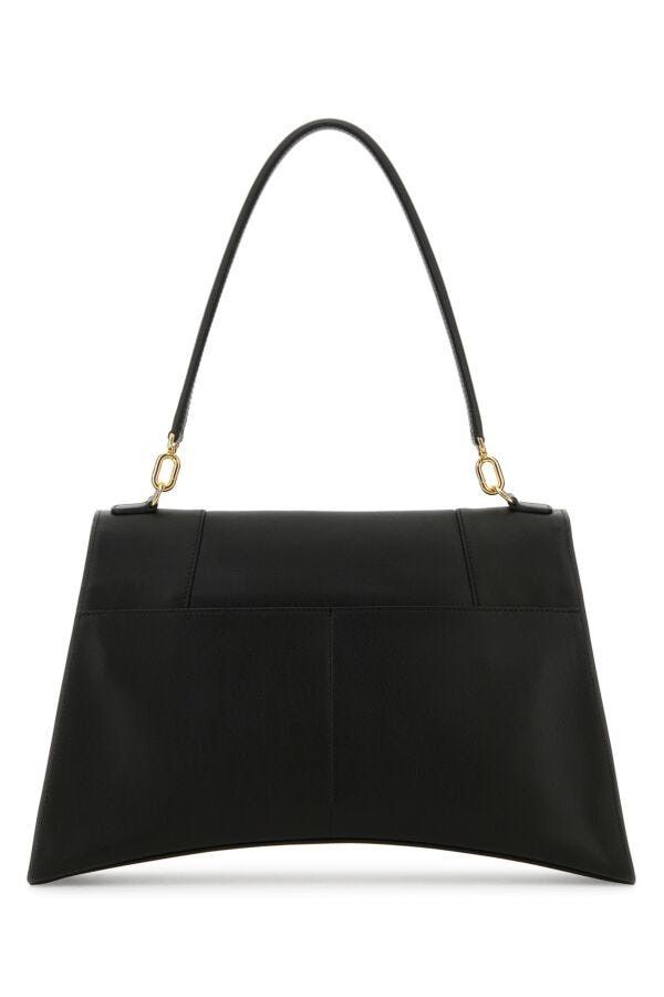 Balenciaga Black Leather Hourglass Shoulder Bag Size ONE SIZE - 5 Thumbnail