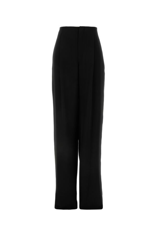 Saint Laurent Paris Black Silk Pant Size 27" / US 4 / IT 40 - 3 Thumbnail