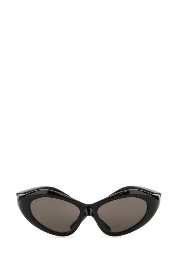 Balenciaga Black Nylon Orbit Cat Sunglasses Size ONE SIZE - 4 Thumbnail