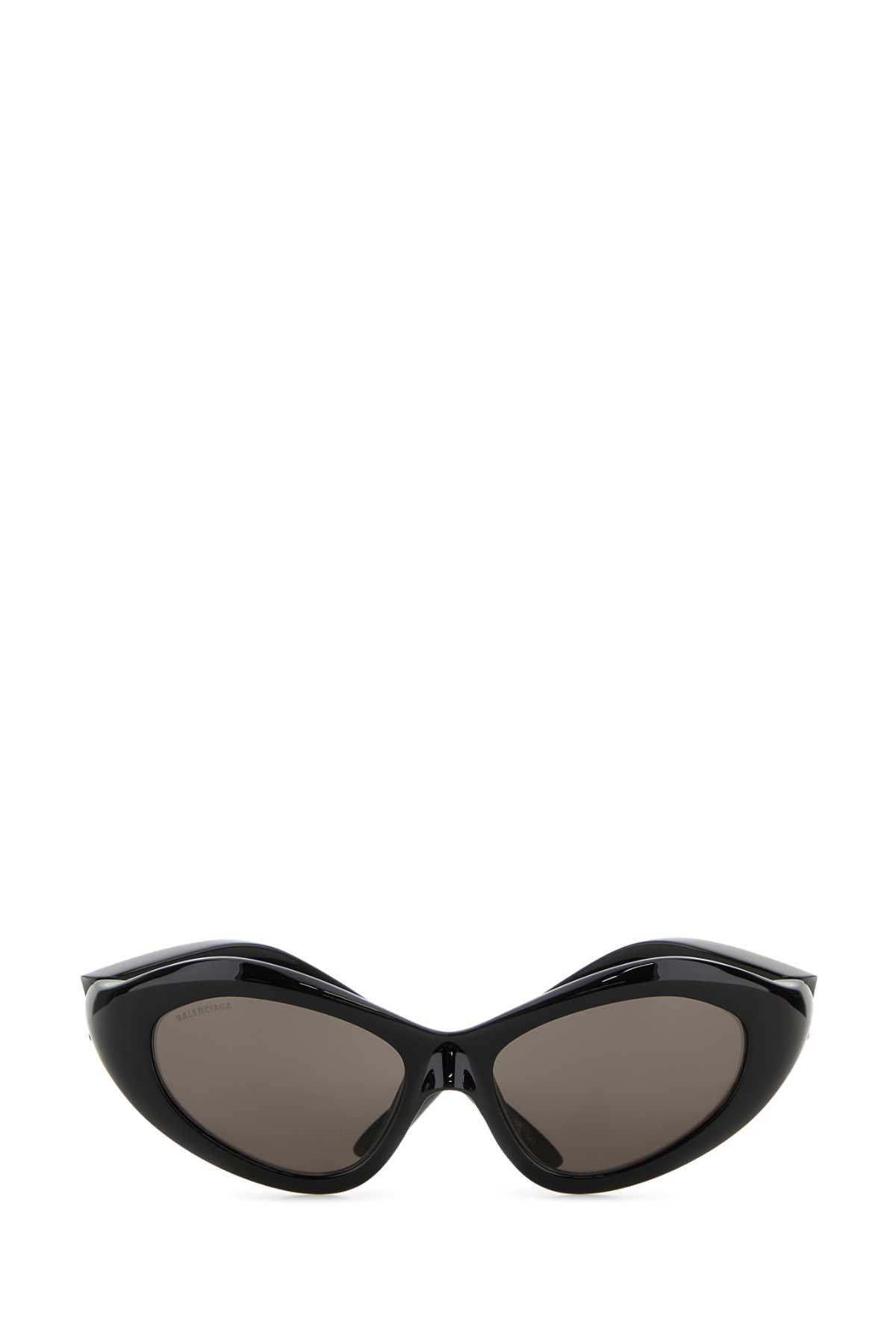 Balenciaga Black Nylon Orbit Cat Sunglasses Size ONE SIZE - 2 Thumbnail