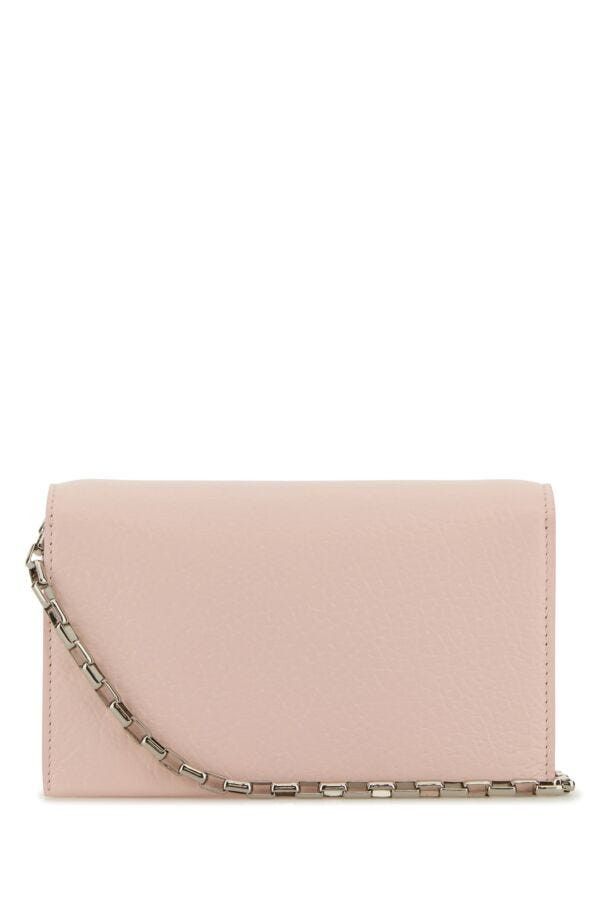 Alexander McQueen Pink Leather Mini Cross-Bar Clutch Size ONE SIZE - 5 Thumbnail