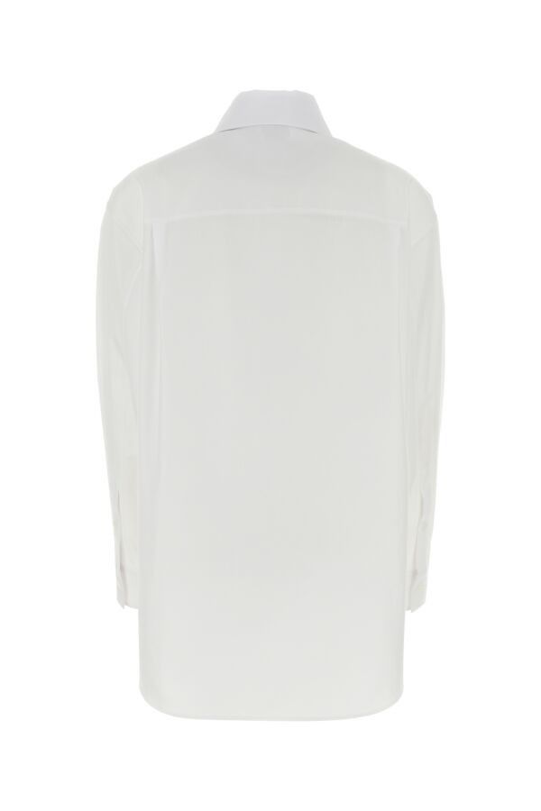 Alexander McQueen White Poplin Shirt Size S / US 4 / IT 40 - 4 Thumbnail