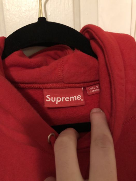 Supreme S Logo Hooded Sweatshirt 'Brown' | Brown | Men's Size 106