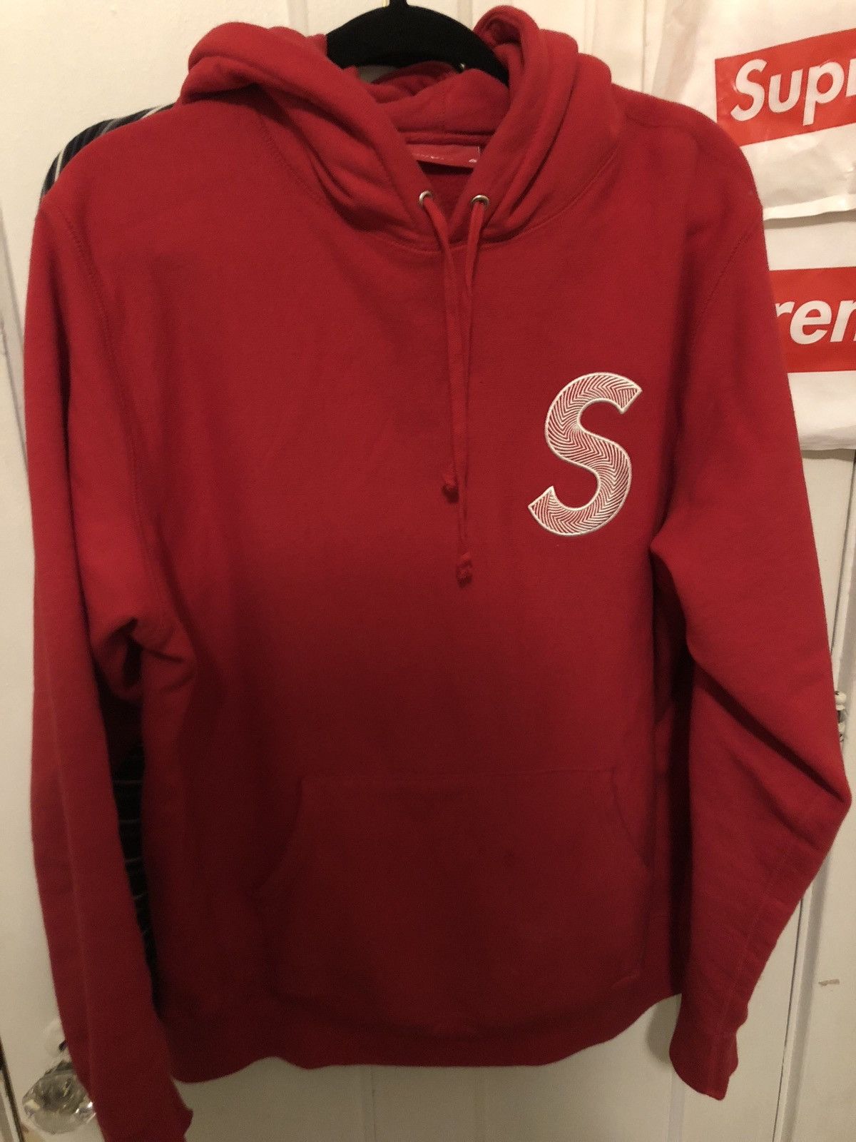 Supreme Supreme S Logo Hooded Sweatshirt | Grailed