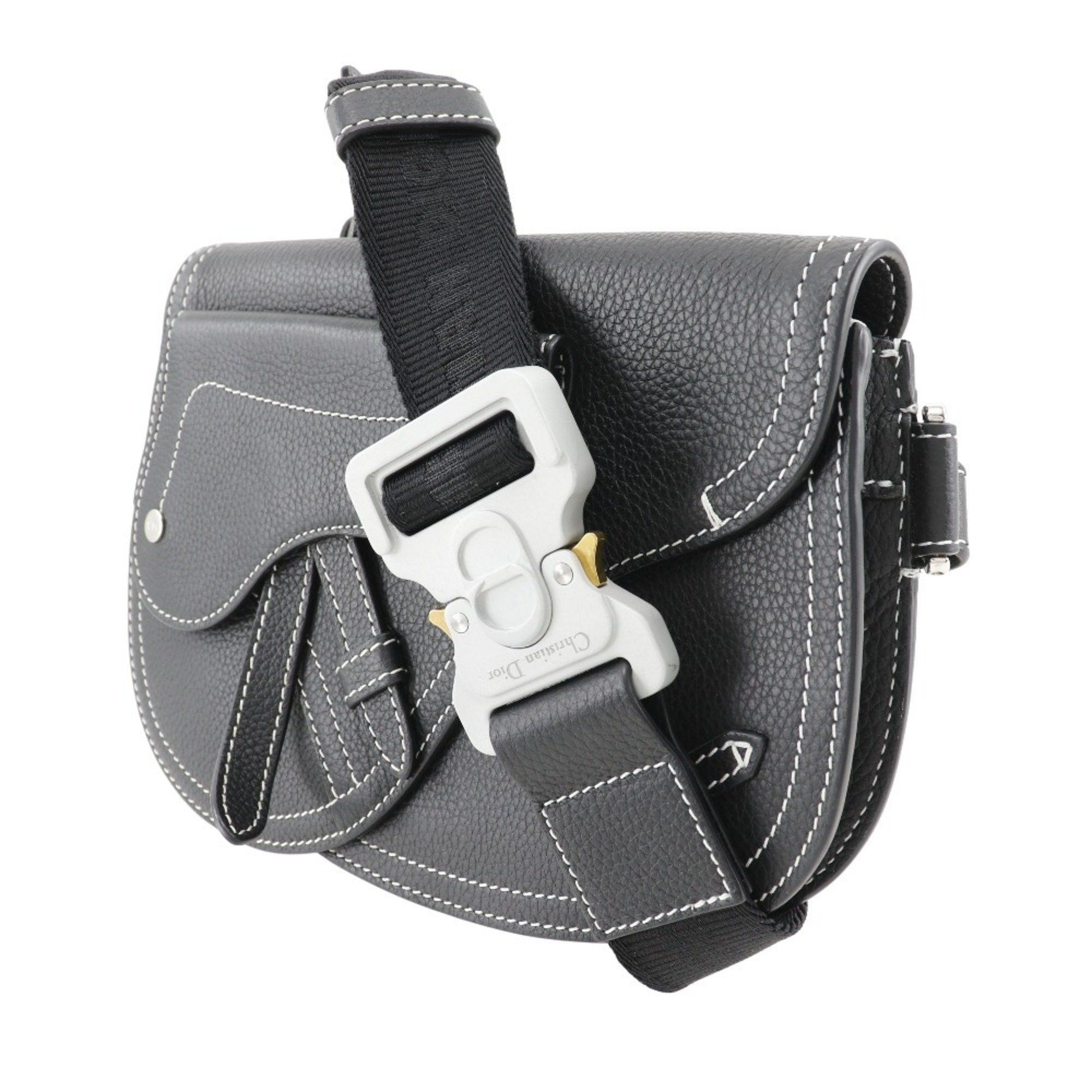 Dior Dior Saddle Body Bag Calf Black Men's Size ONE SIZE - 2 Thumbnail