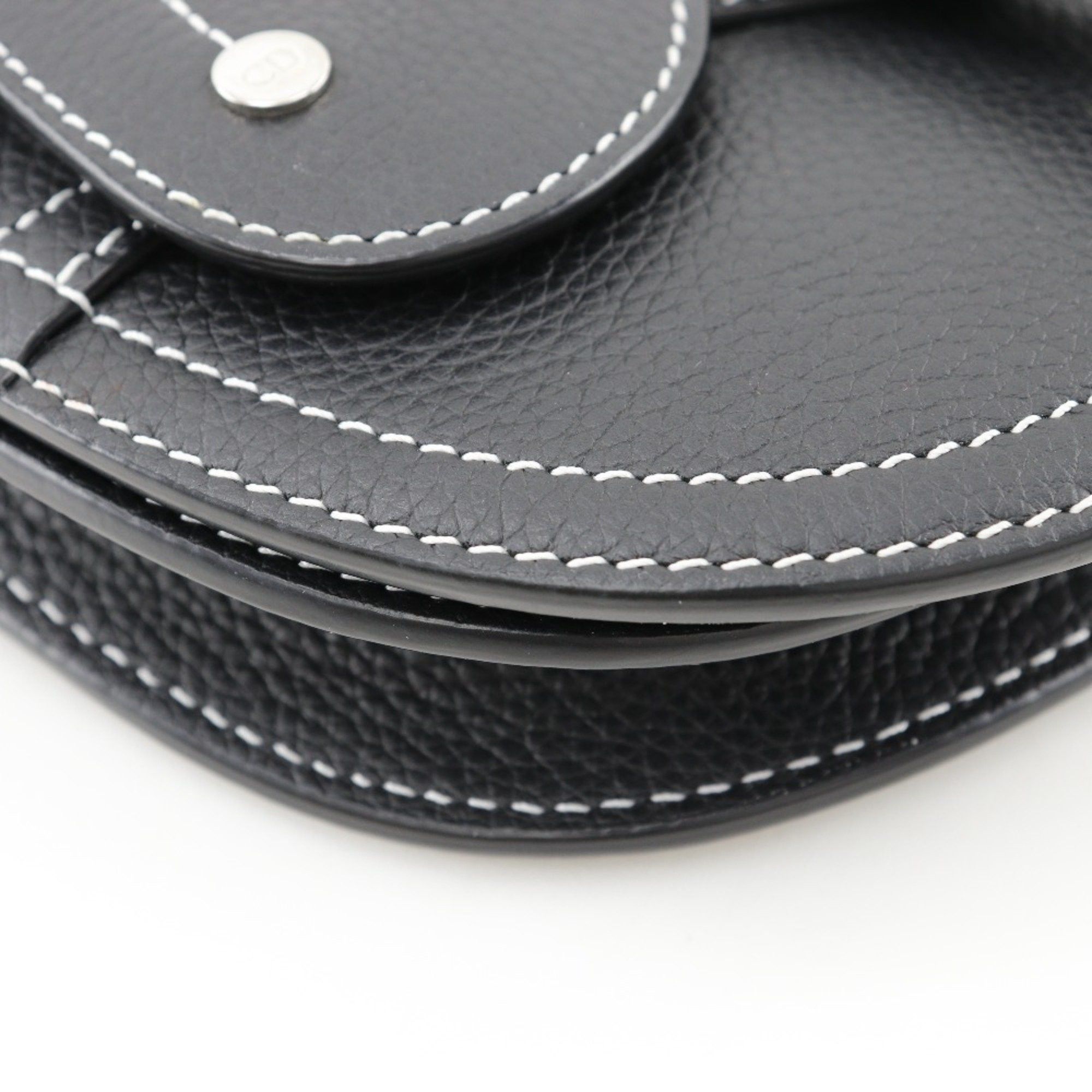 Dior Dior Saddle Body Bag Calf Black Men's Size ONE SIZE - 4 Thumbnail