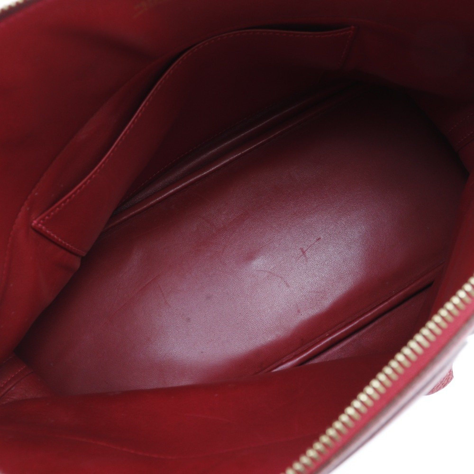 Hermes Hermes Bolide 35 Handbag Shoulder Bag Taurillon Clemence 2003 Red / □G 2way A5 Women's Size ONE SIZE - 5 Thumbnail