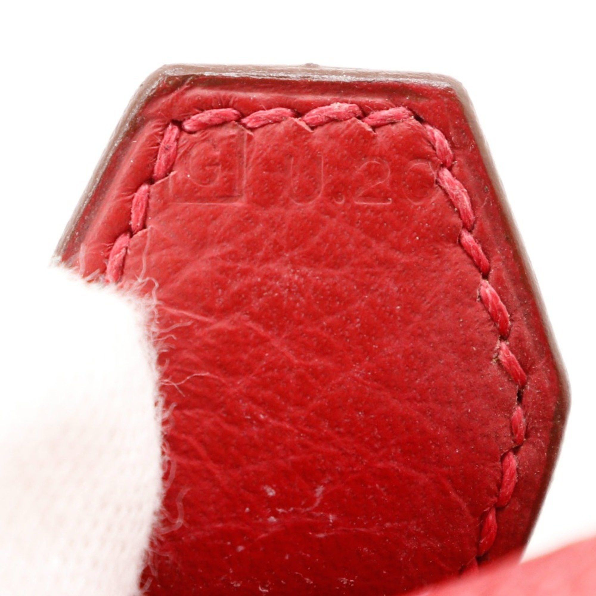 Hermes Hermes Bolide 35 Handbag Shoulder Bag Taurillon Clemence 2003 Red / □G 2way A5 Women's Size ONE SIZE - 16 Thumbnail