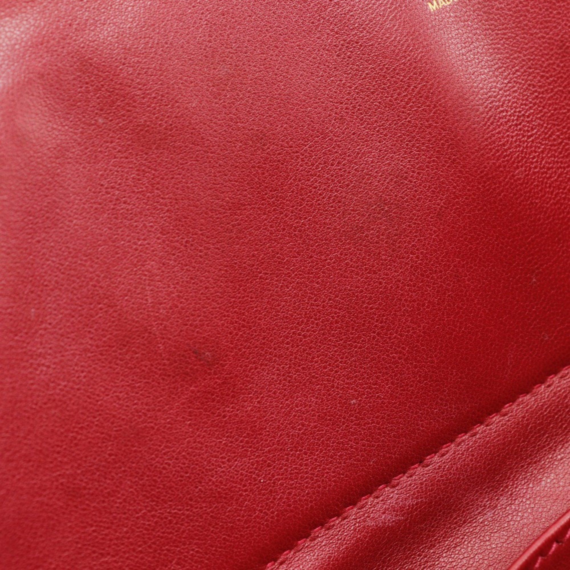 Hermes Hermes Bolide 35 Handbag Shoulder Bag Taurillon Clemence 2003 Red / □G 2way A5 Women's Size ONE SIZE - 7 Thumbnail