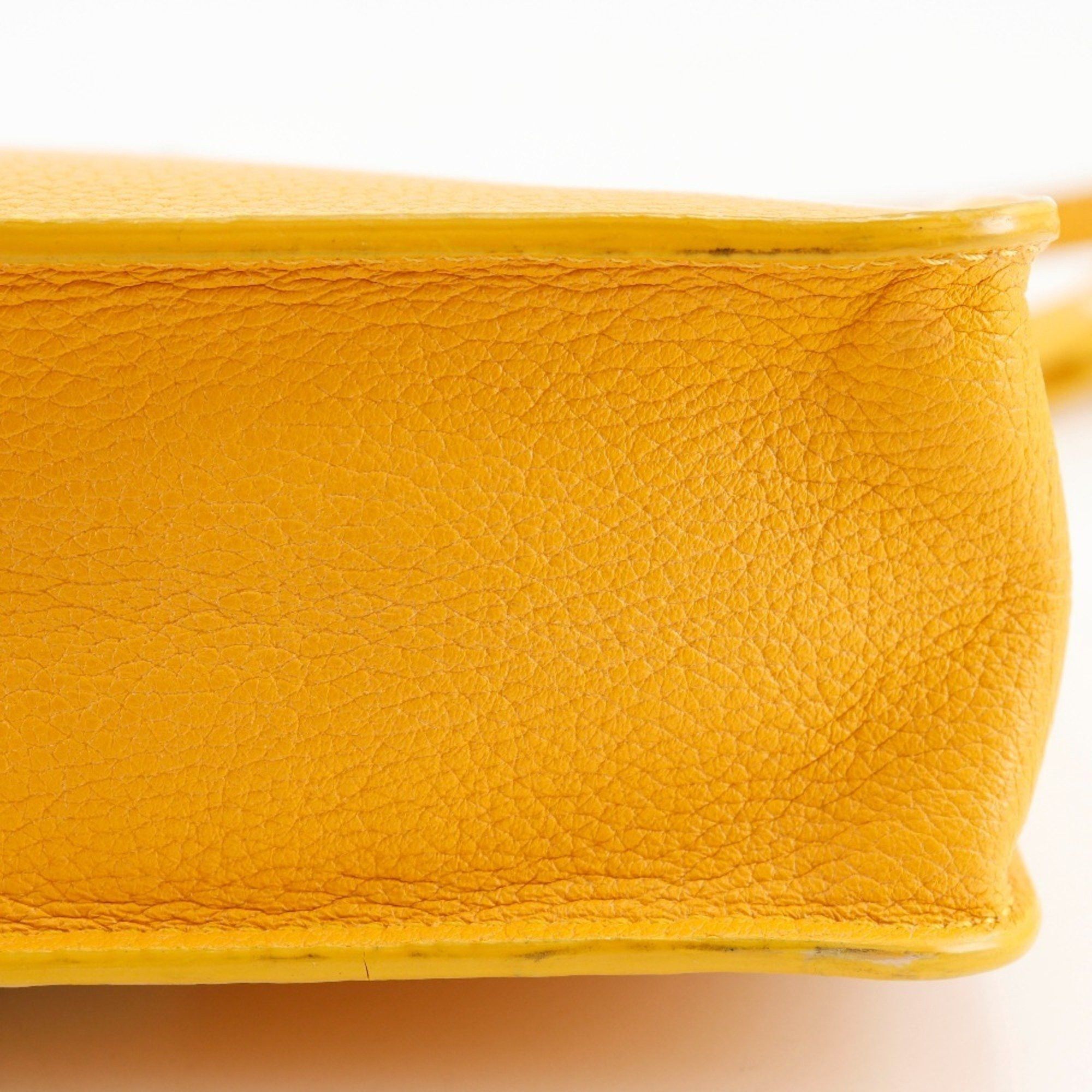 Jimmy Choo JIMMY CHOO Mini Shoulder Handbag Calf Yellow 2way Flap Women's Size ONE SIZE - 11 Thumbnail