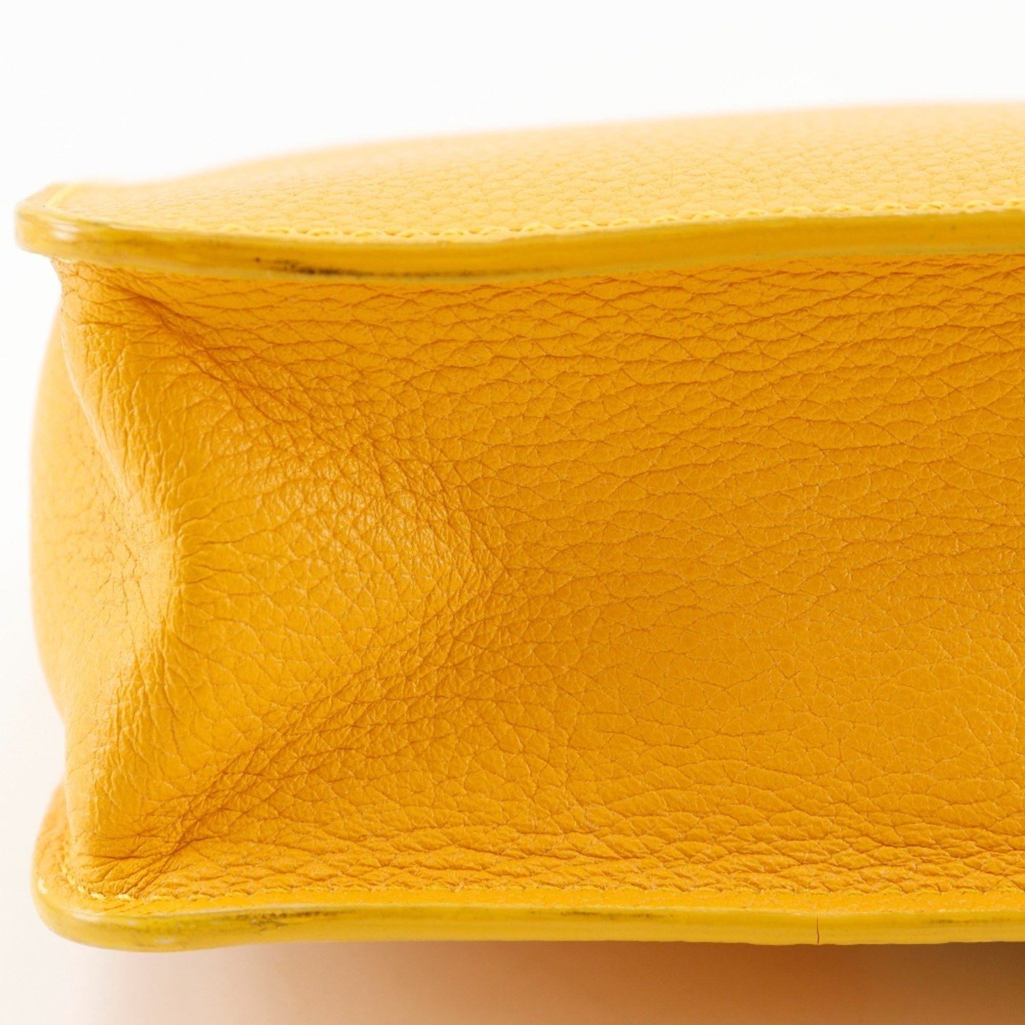 Jimmy Choo JIMMY CHOO Mini Shoulder Handbag Calf Yellow 2way Flap Women's Size ONE SIZE - 10 Thumbnail