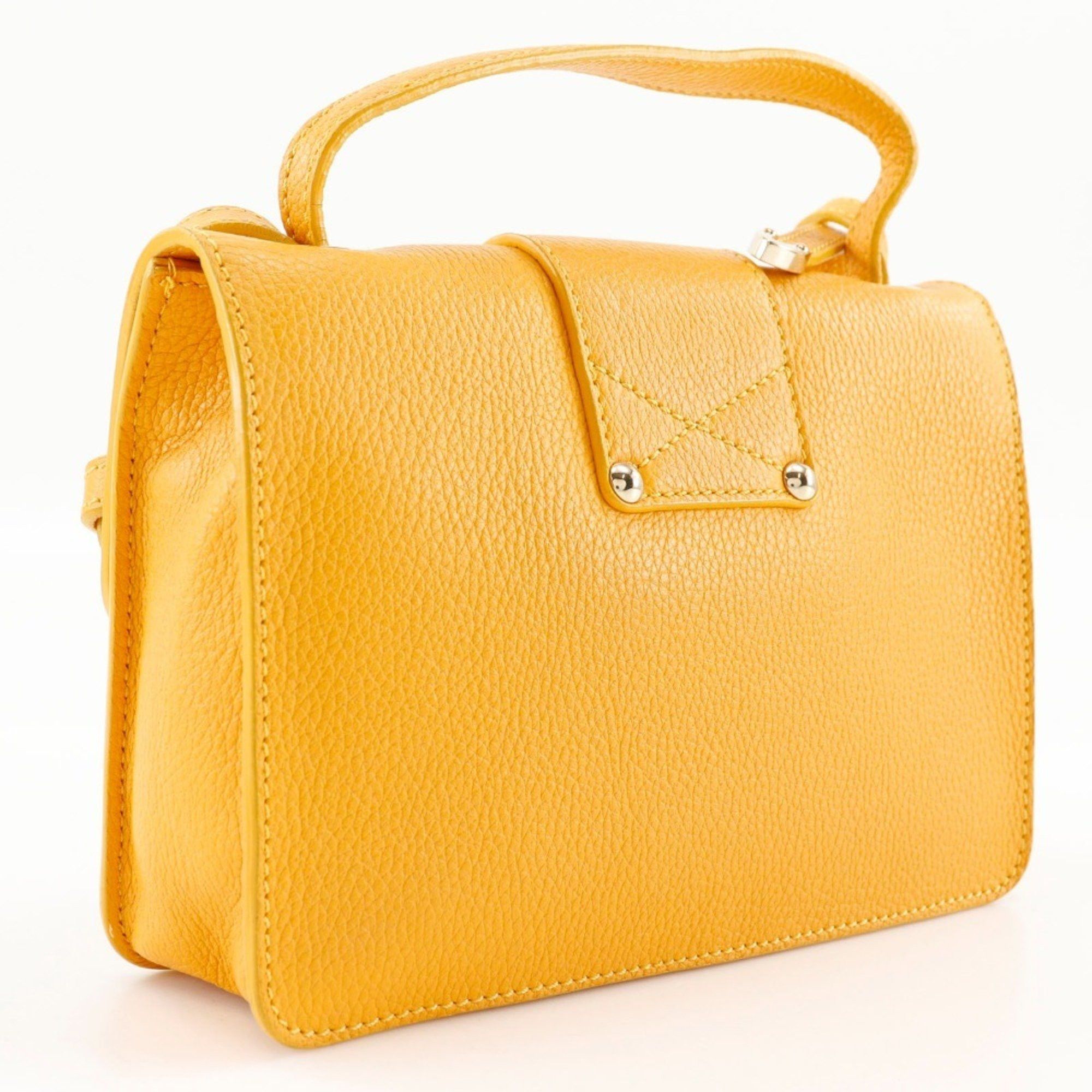 Jimmy Choo JIMMY CHOO Mini Shoulder Handbag Calf Yellow 2way Flap Women's Size ONE SIZE - 3 Thumbnail