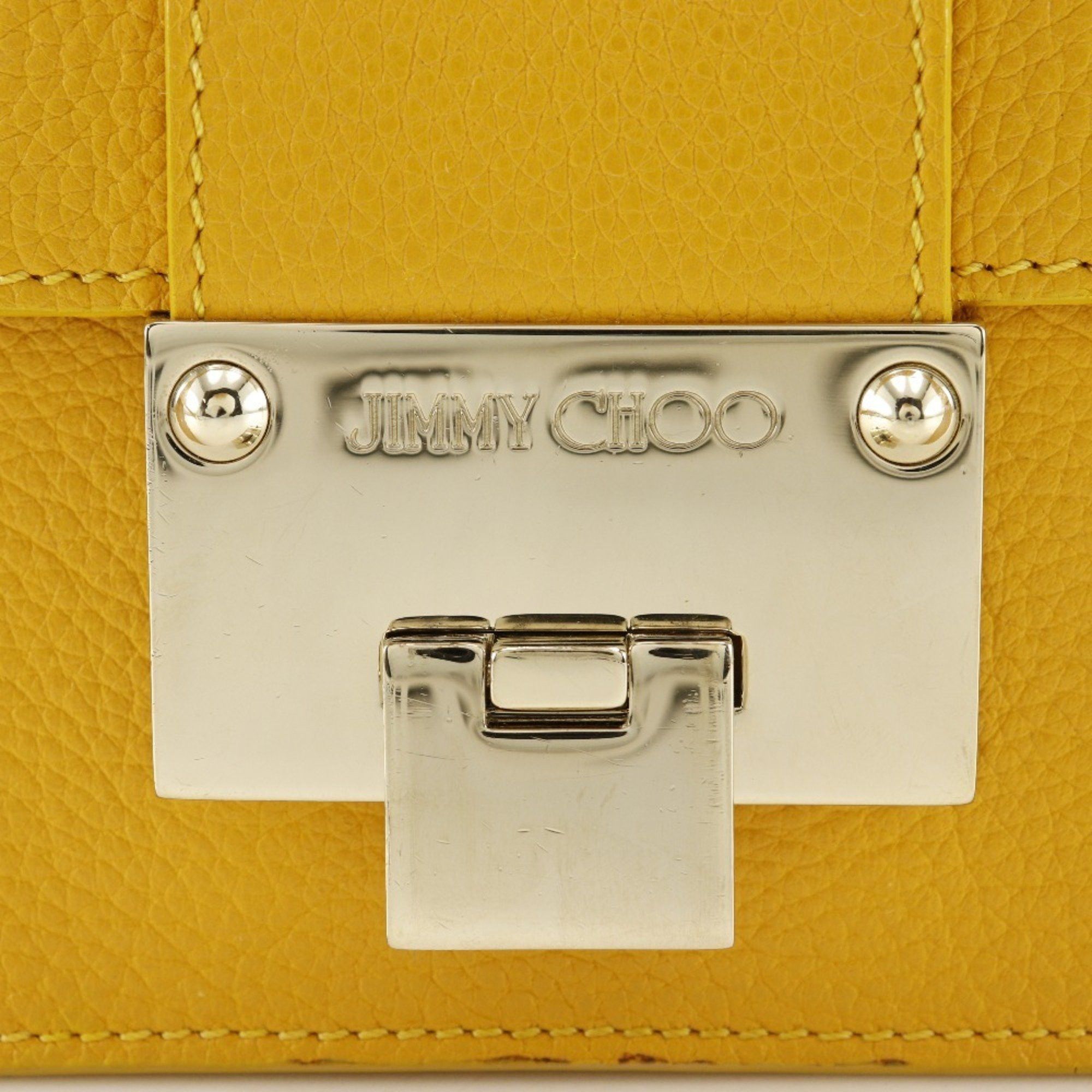 Jimmy Choo JIMMY CHOO Mini Shoulder Handbag Calf Yellow 2way Flap Women's Size ONE SIZE - 14 Thumbnail