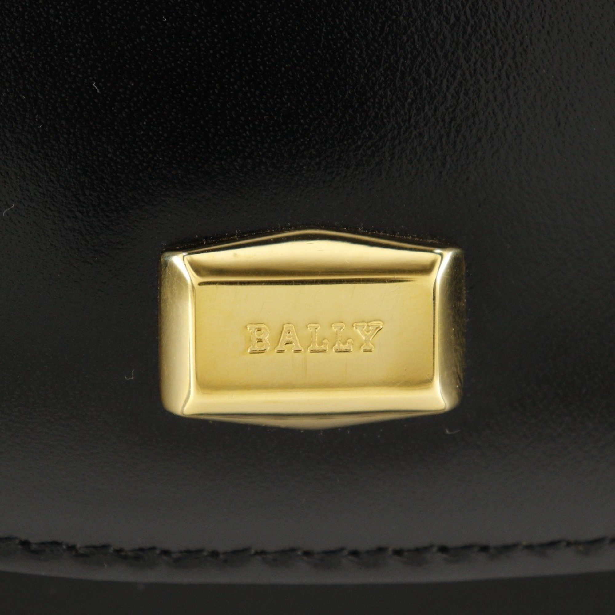 Bally BALLY One-handle handbag shoulder bag calfskin black 2way One handle ladies Size ONE SIZE - 10 Thumbnail