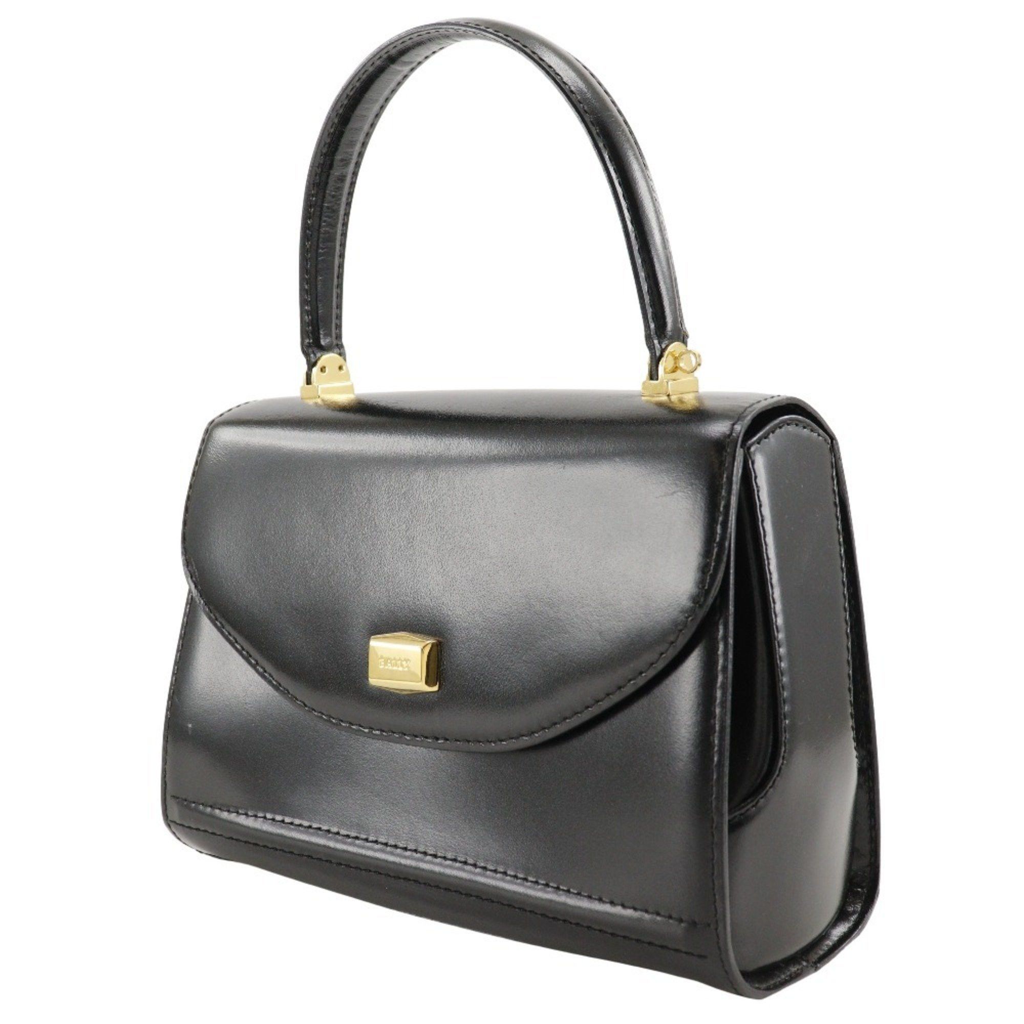 Bally BALLY One-handle handbag shoulder bag calfskin black 2way One handle ladies Size ONE SIZE - 2 Thumbnail